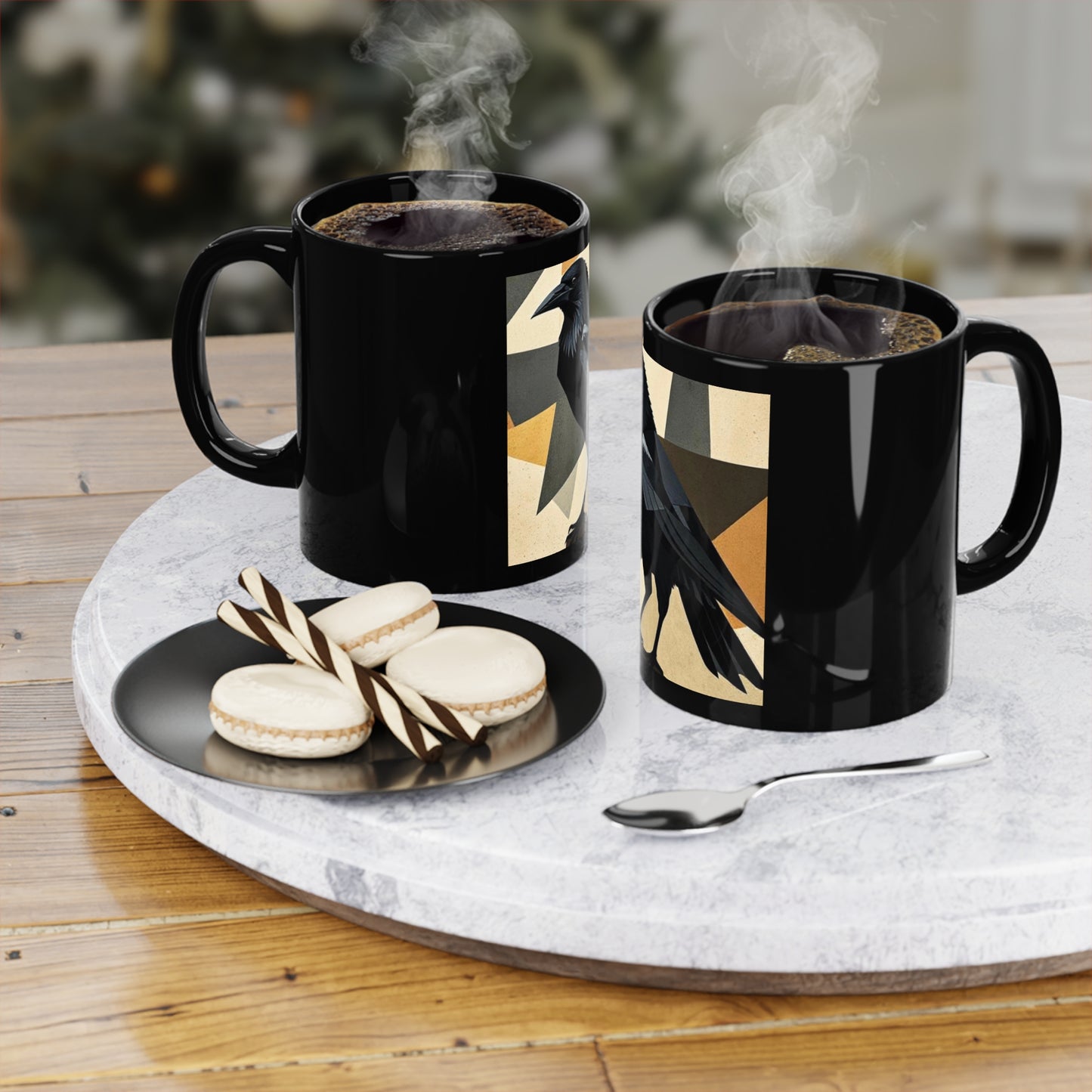 Black Coffee Mug, 11oz