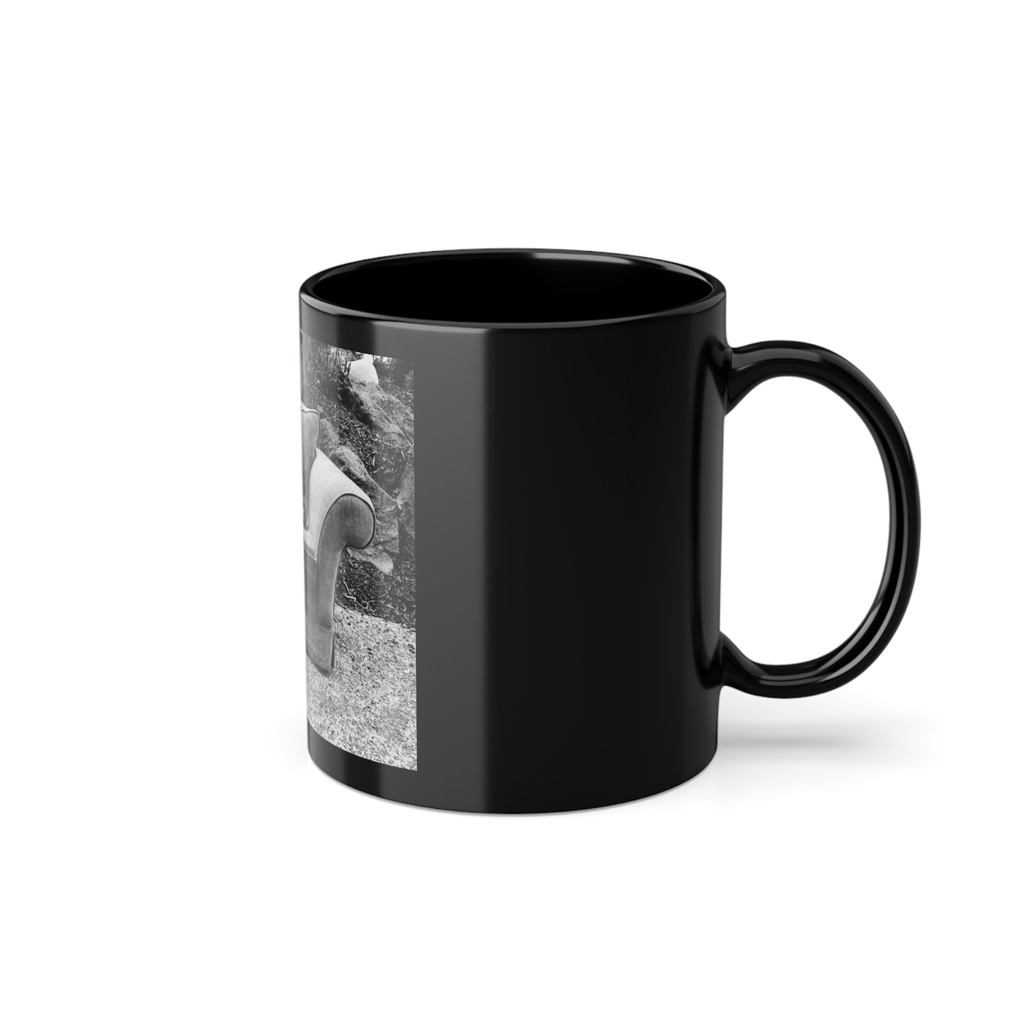 Cozy Black Coffee Mug, 11oz, Unique Coffee Lover Gift, Home Decor, Cat Lover's Cup, Perfect for Any Occasion