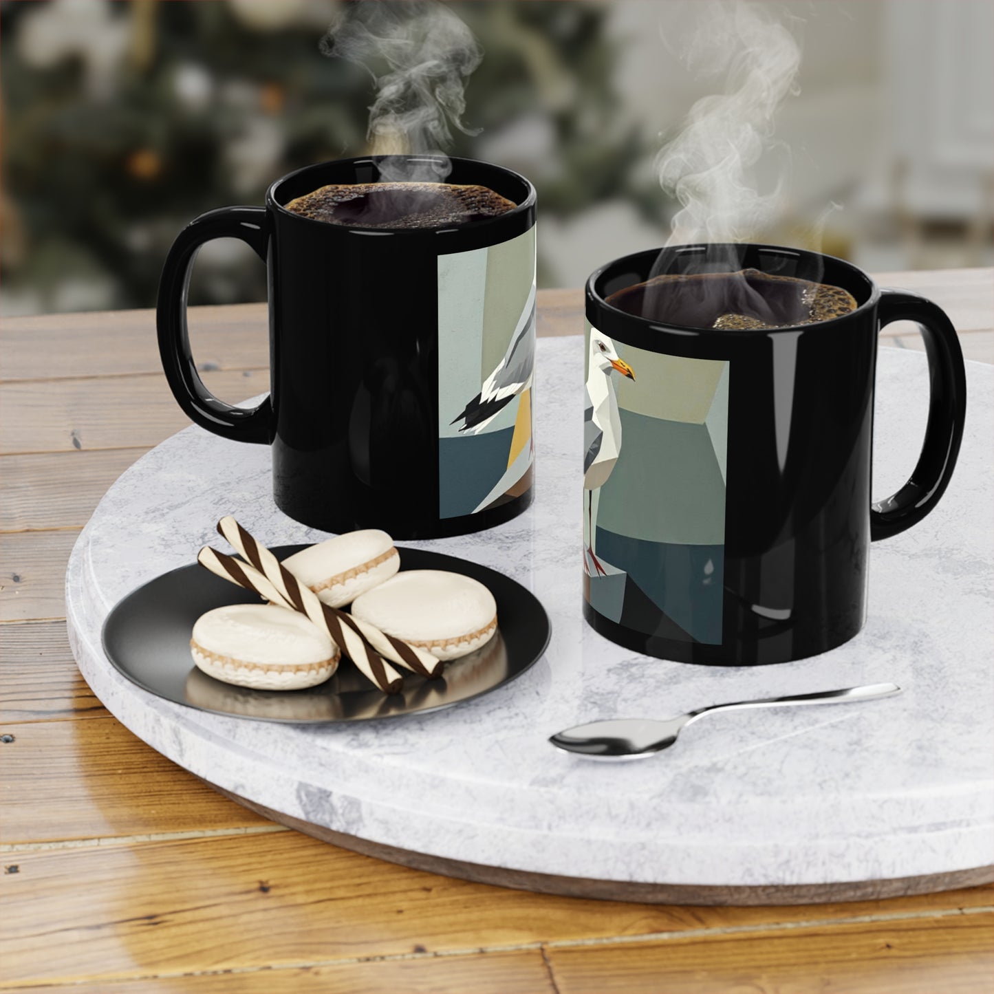 Black Coffee Mug, 11oz