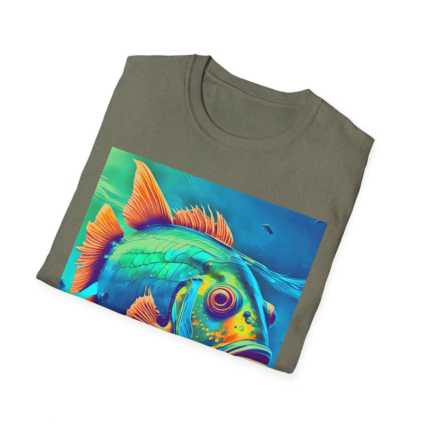 Vibrant Fish Graphic Unisex Softstyle T-Shirt - Perfect for Nature Lovers