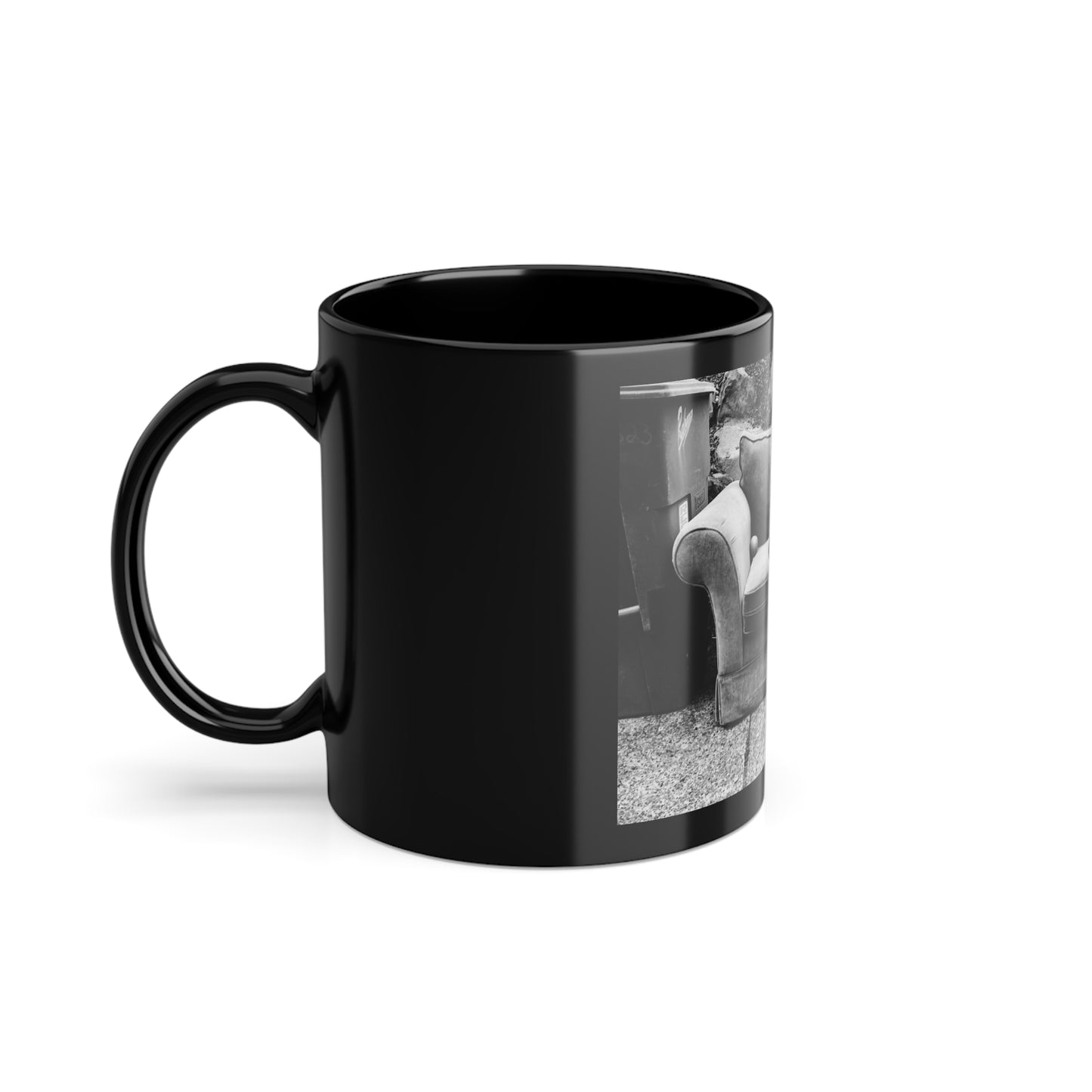 Cozy Black Coffee Mug, 11oz, Unique Coffee Lover Gift, Home Decor, Cat Lover's Cup, Perfect for Any Occasion