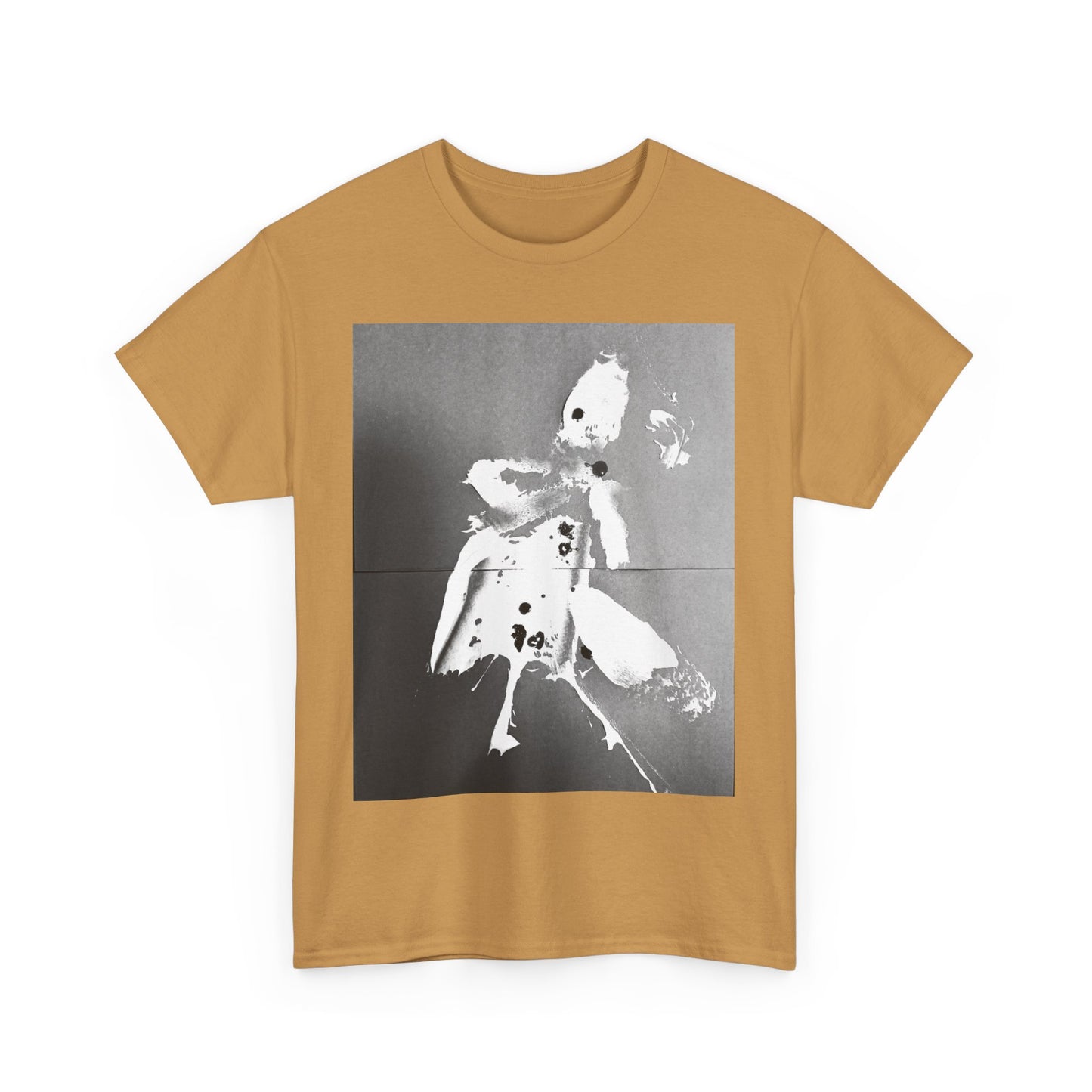 Artistic Unisex Heavy Cotton Tee - Minimalist Design