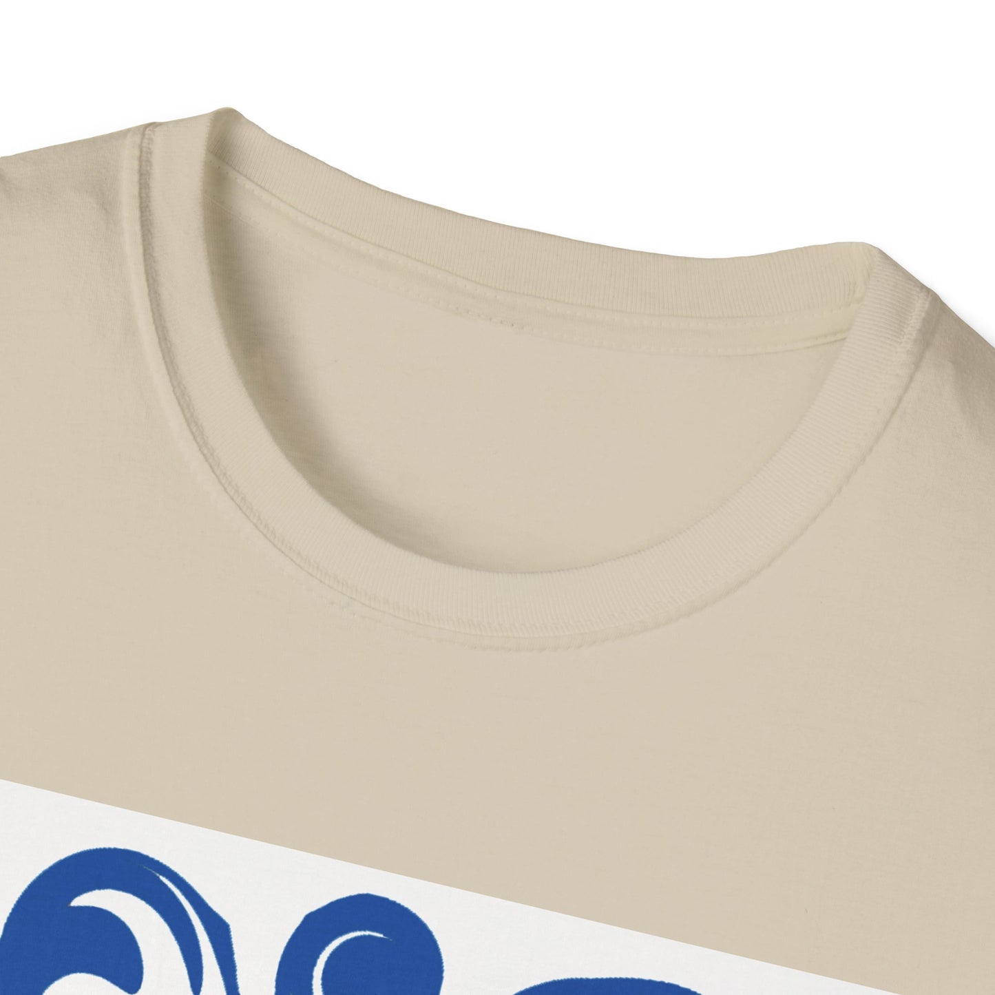 Peaceful Turtle Design Unisex Softstyle T-Shirt, Casual Wear, Eco-Friendly Gift, Ocean Lover's Top, Nature-Themed Apparel