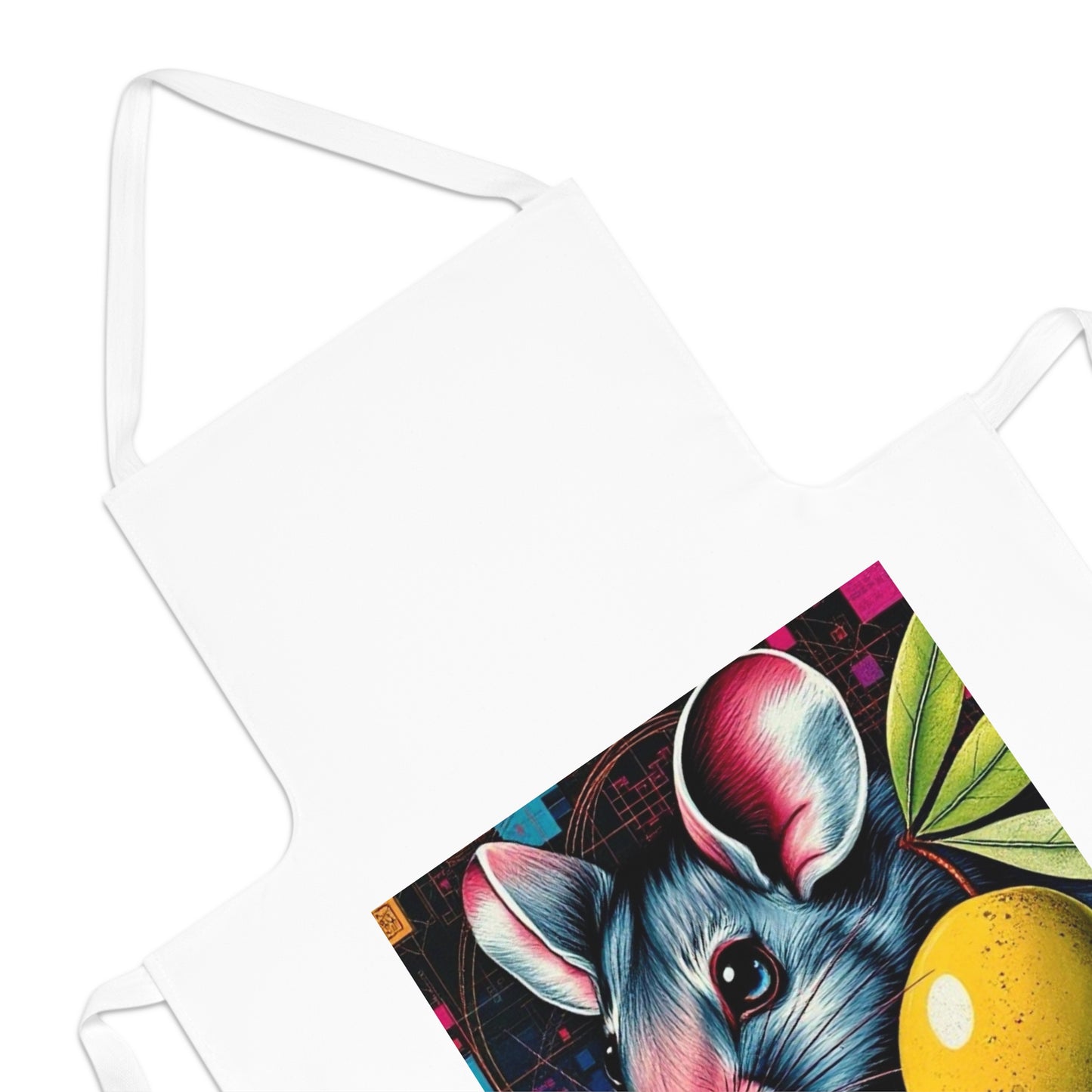 Colorful Mouse-Themed Adult Apron, Fun Cooking Gift, Kitchen Accessory, Easter Gift, Creative Home Chef Essential