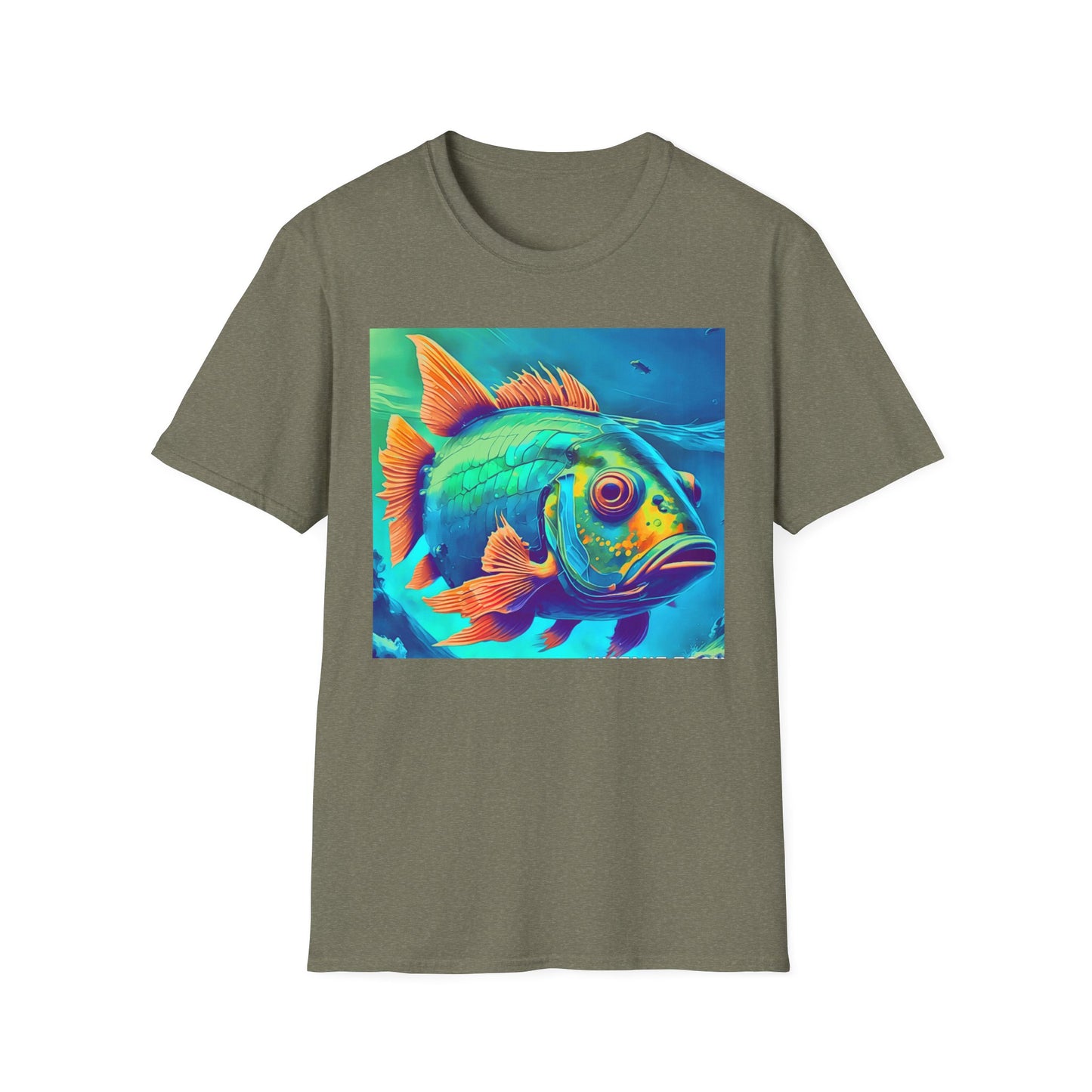 Vibrant Fish Graphic Unisex Softstyle T-Shirt - Perfect for Nature Lovers
