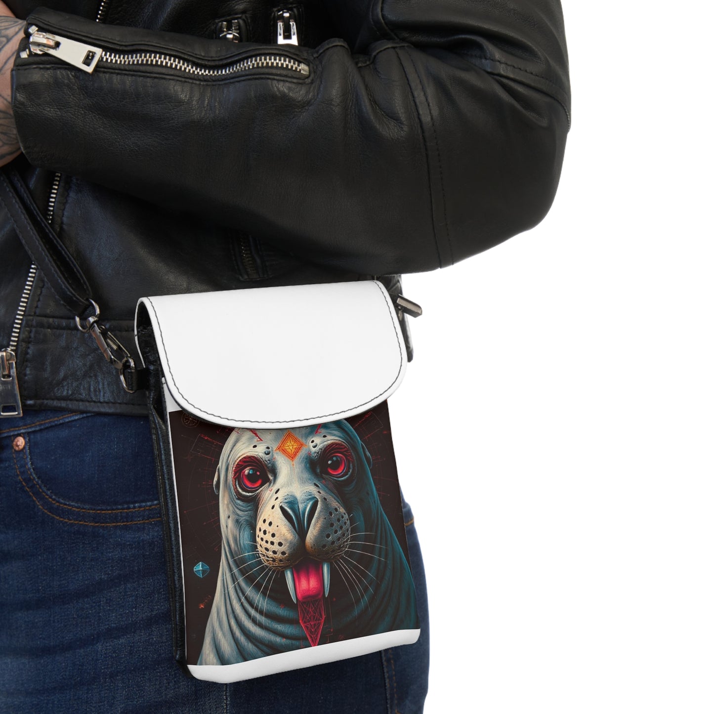 Stylish Small Cell Phone Wallet | Unique Crossbody Bag, Trendy Phone Holder, Perfect Gift for Pet Lovers, Daily Use, Festivals