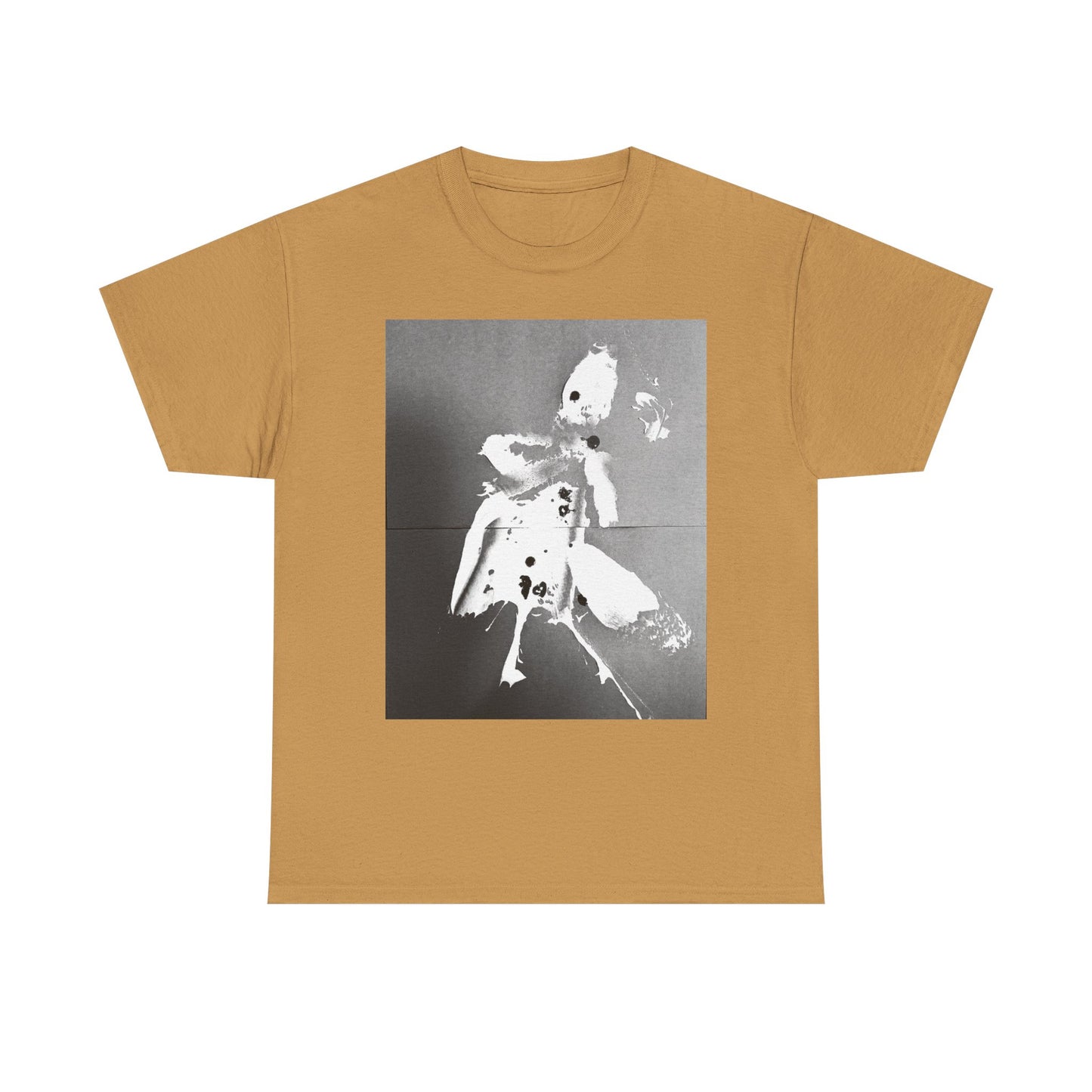 Artistic Unisex Heavy Cotton Tee - Minimalist Design