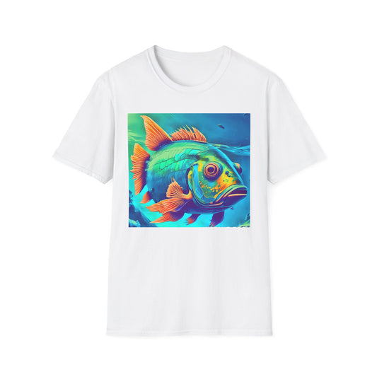 Vibrant Fish Graphic Unisex Softstyle T-Shirt - Perfect for Nature Lovers