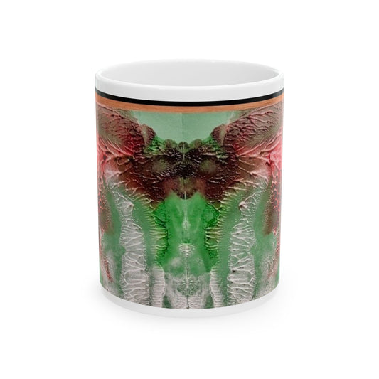 Artistic Floral Ceramic Mug - 11oz & 15oz - Perfect for Home or Office