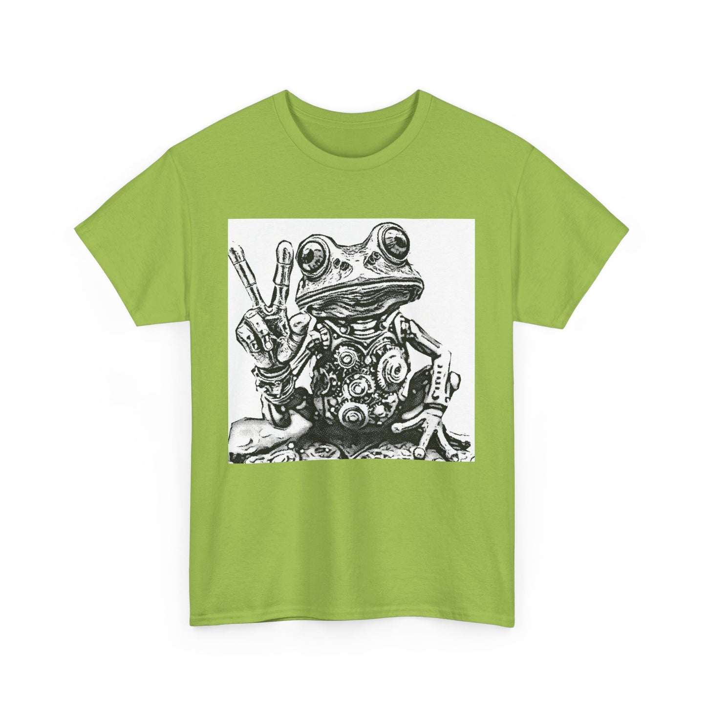 Groovy peace Frog Tee | Vintage Style Graphic T-Shirt, Unisex Cotton Tee, Fun Frog Design, Perfect Gift for Nature Lovers, Quirky Casual Wear