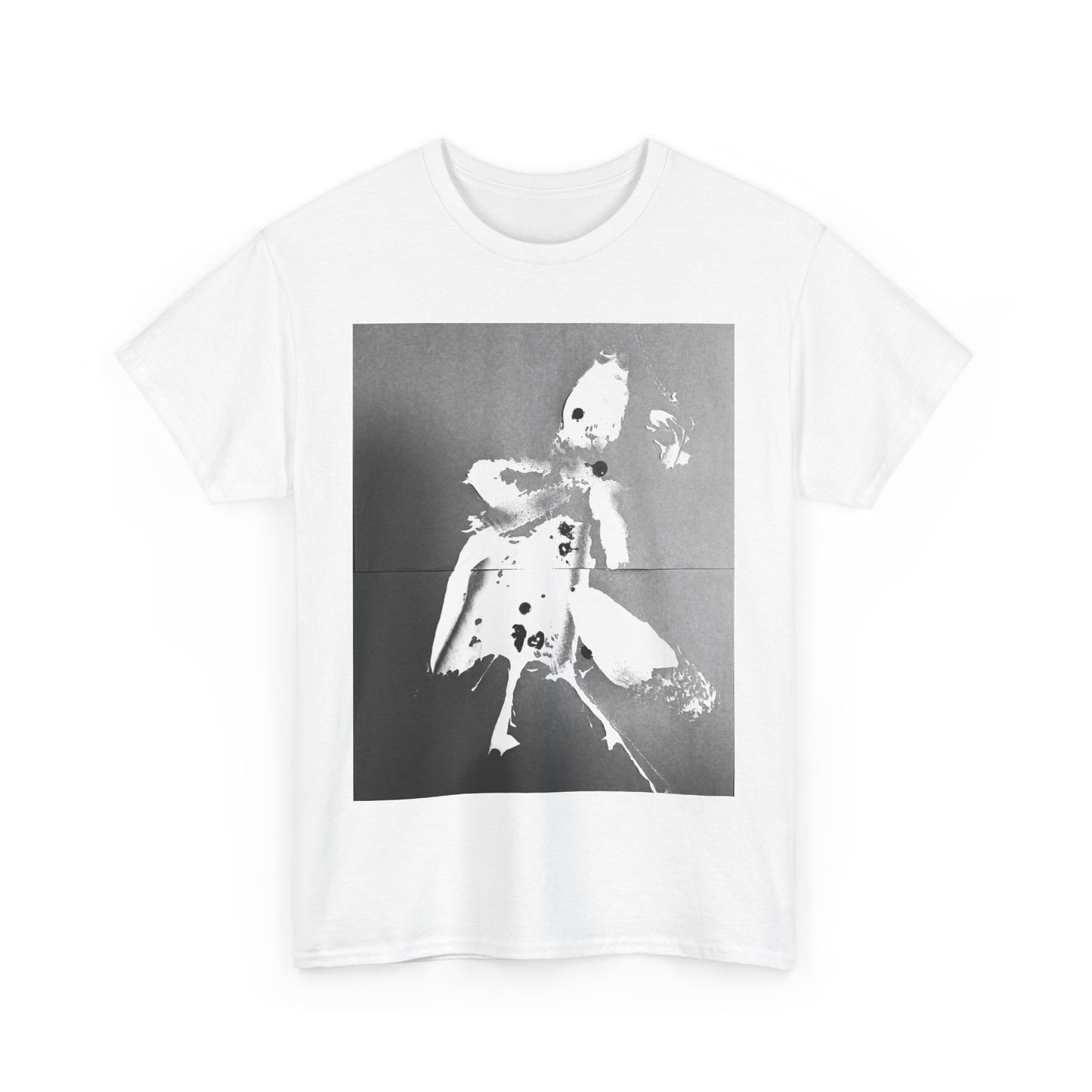 Artistic Unisex Heavy Cotton Tee - Minimalist Design