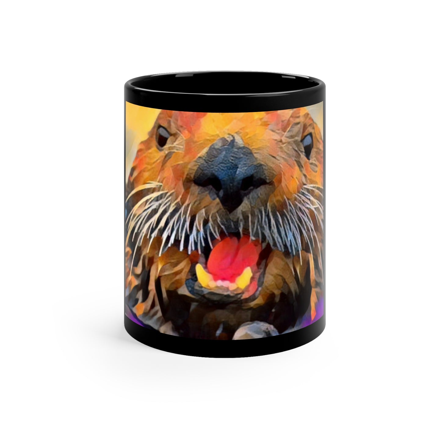 Whimsical Otter Coffee Mug, Unique Gift for Animal Lovers, Fun Kitchen Decor, Enchanting Homeware, Cute Mug for Birthdays