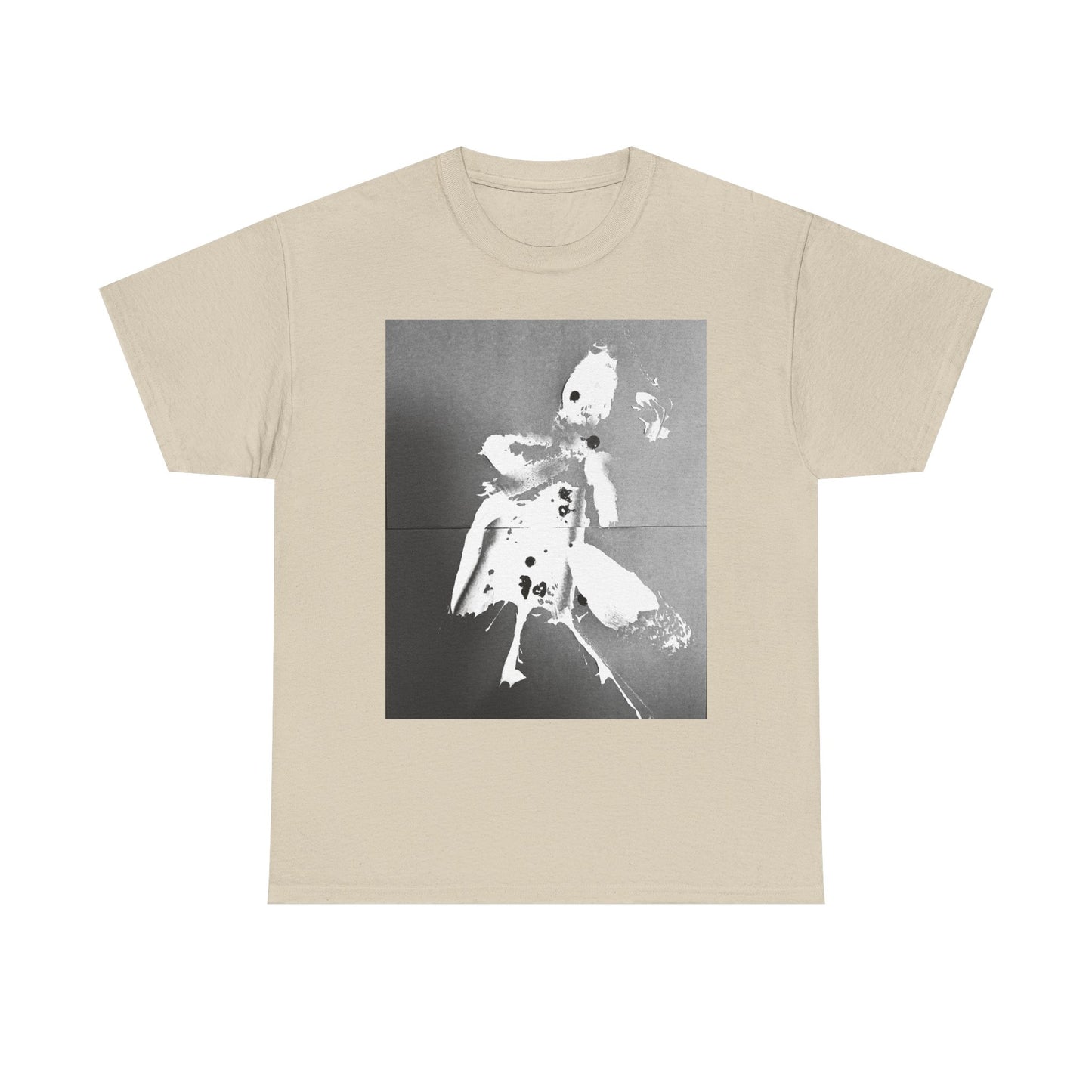 Artistic Unisex Heavy Cotton Tee - Minimalist Design