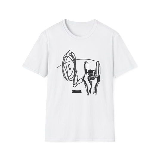 Artistic Hand Gesture Unisex T-Shirt, Casual Wear, Trendy Graphic Tee, Gift for Art Lovers, Everyday Fashion, Festival Style