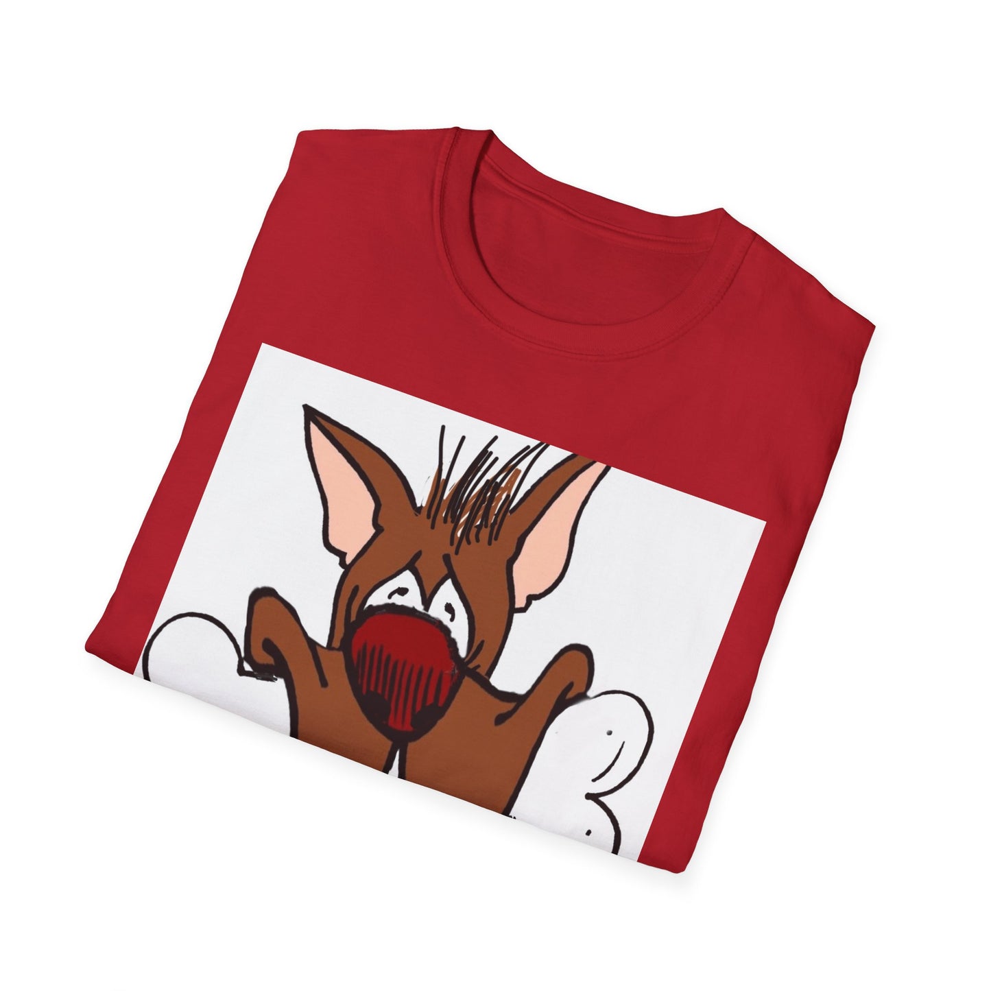 Funny Dog Graphic T-Shirt - 'Have You Eaten?' Unisex Softstyle Tee