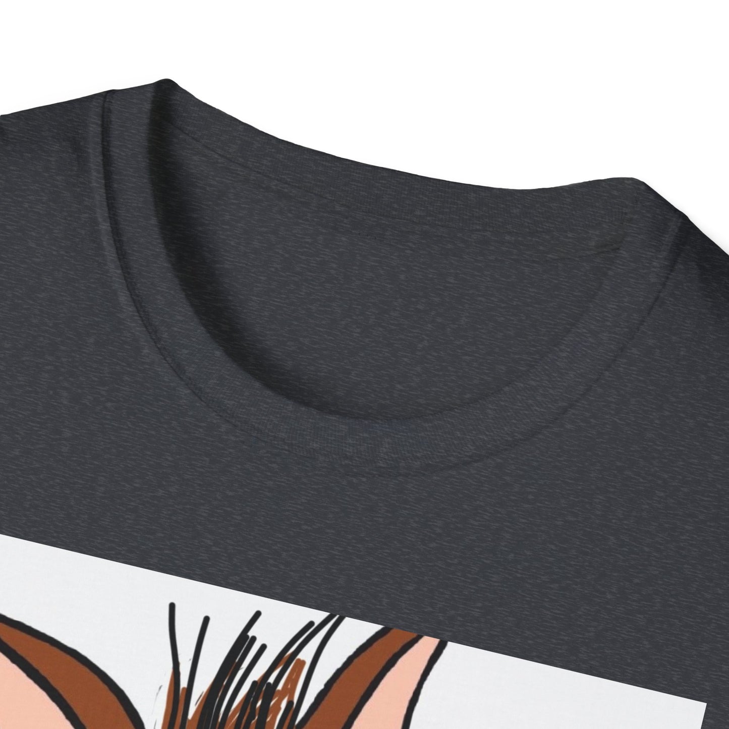 Funny Dog Graphic T-Shirt - 'Have You Eaten?' Unisex Softstyle Tee