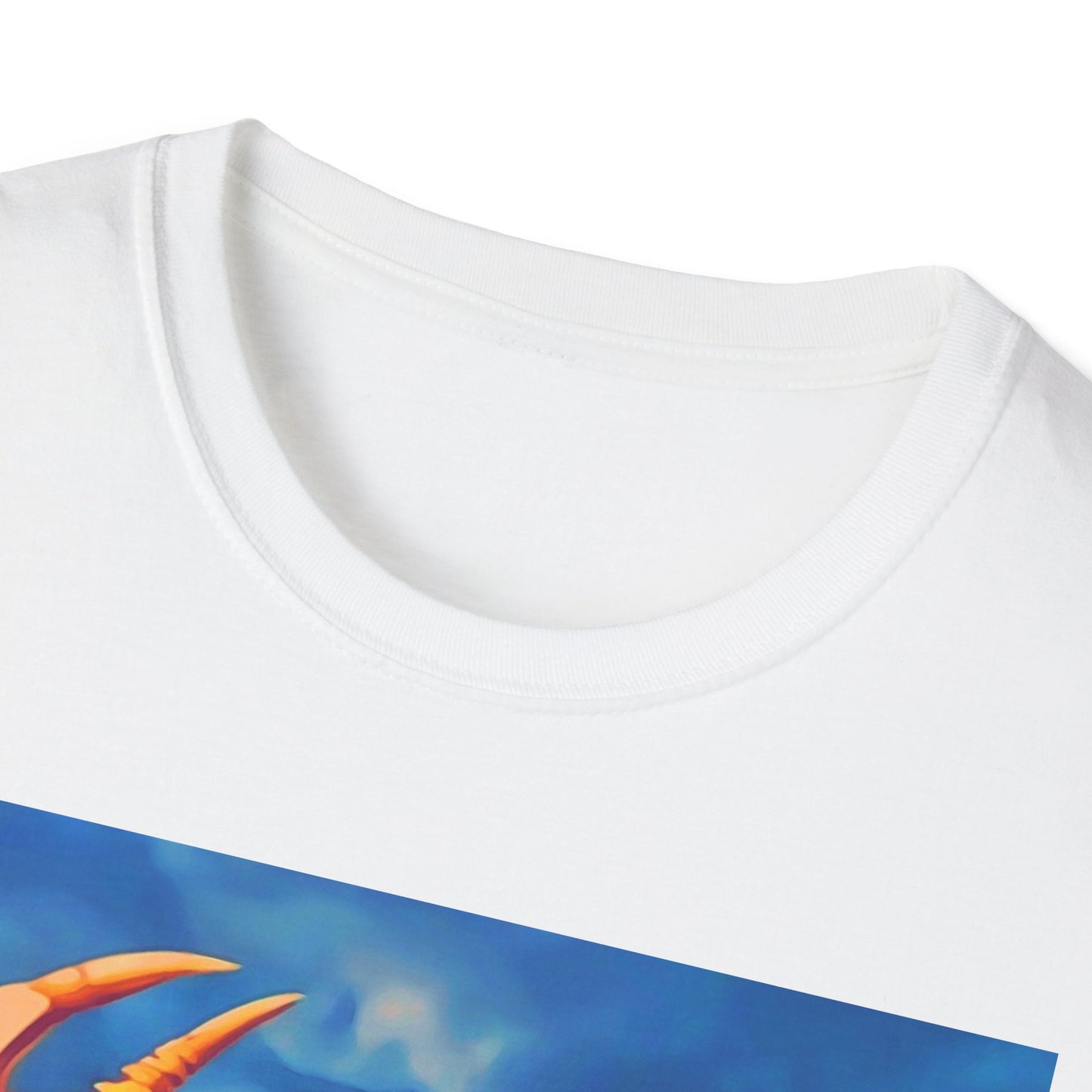 Funny Crab Graphic Unisex Softstyle T-Shirt