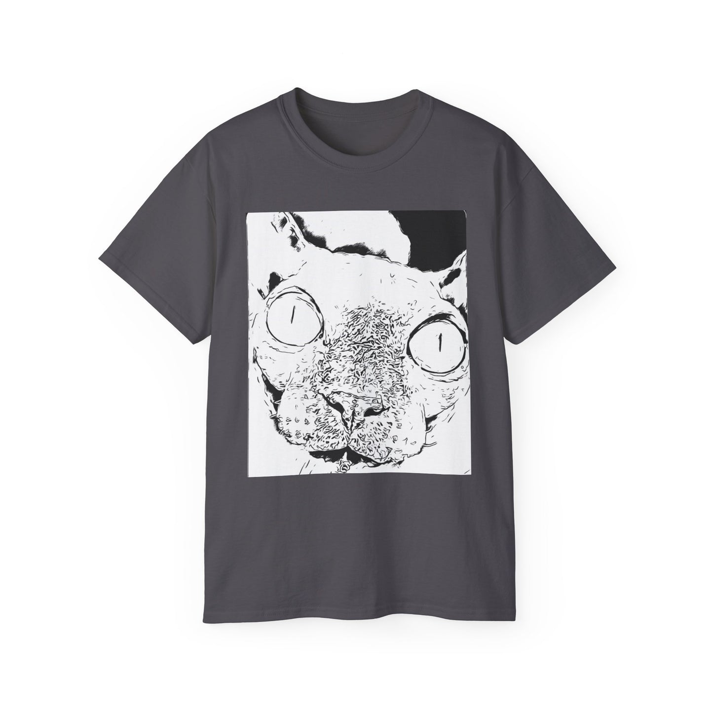Whimsical Cat Graphic Tee, Fun Animal Shirt for Cat Lovers, Unique Gift Idea, Casual Wear, Quirky Fashion Statement