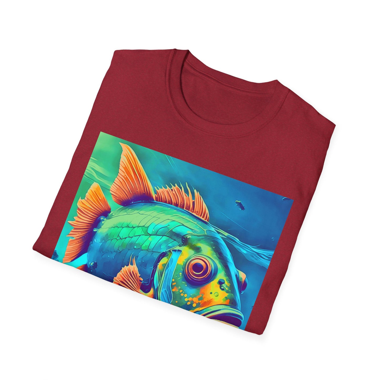 Vibrant Fish Graphic Unisex Softstyle T-Shirt - Perfect for Nature Lovers