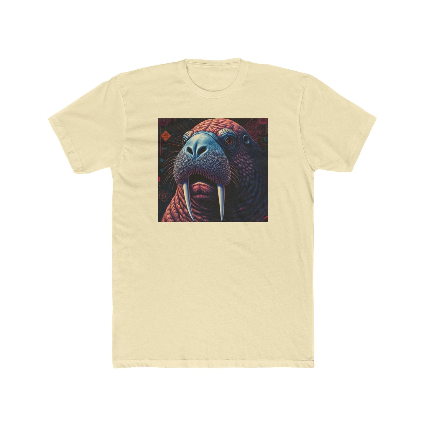 Whimsical Walrus Graphic Tee, Fun Cotton Shirt for Nature Lovers, Unique Gift for Dads, Cool Animal Apparel, Casual Summer Outfit