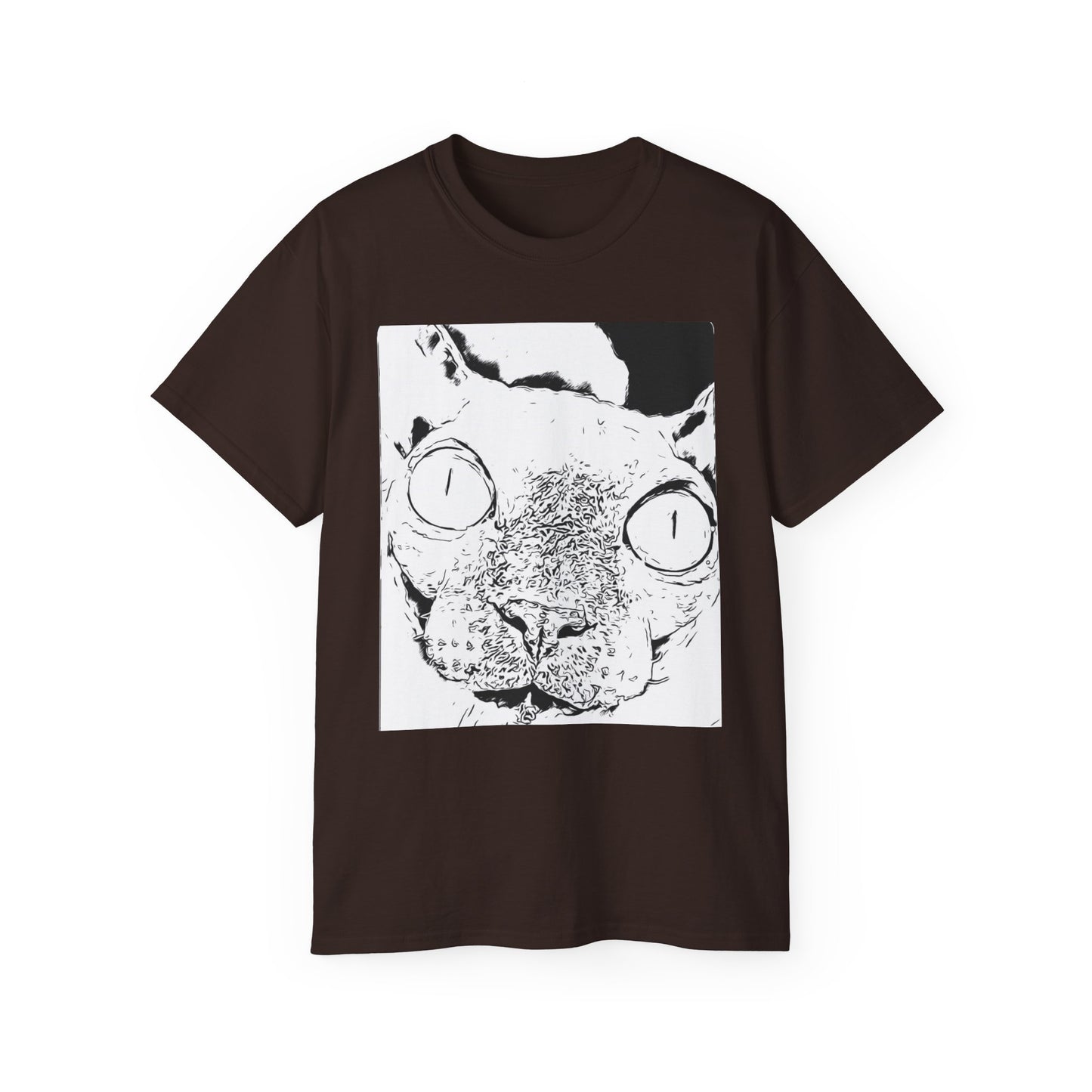 Whimsical Cat Graphic Tee, Fun Animal Shirt for Cat Lovers, Unique Gift Idea, Casual Wear, Quirky Fashion Statement