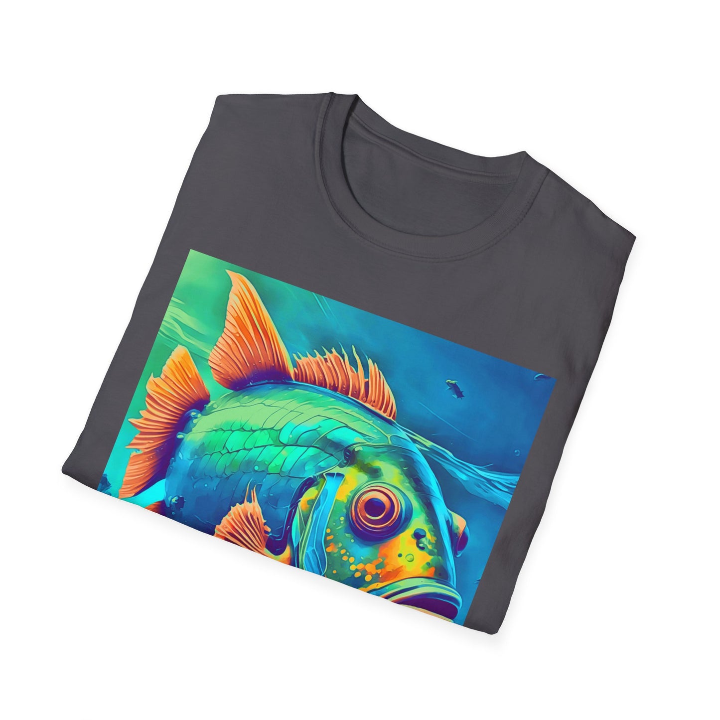 Vibrant Fish Graphic Unisex Softstyle T-Shirt - Perfect for Nature Lovers