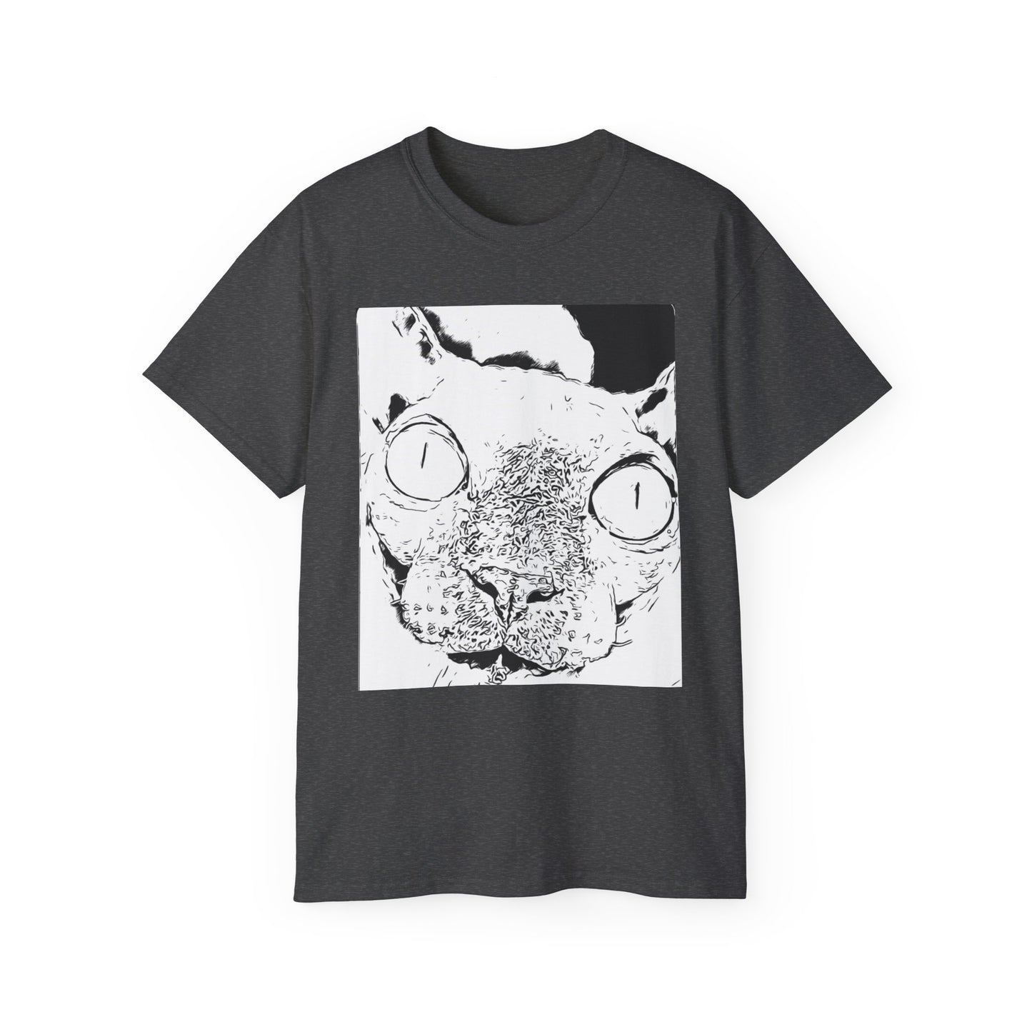 Whimsical Cat Graphic Tee, Fun Animal Shirt for Cat Lovers, Unique Gift Idea, Casual Wear, Quirky Fashion Statement