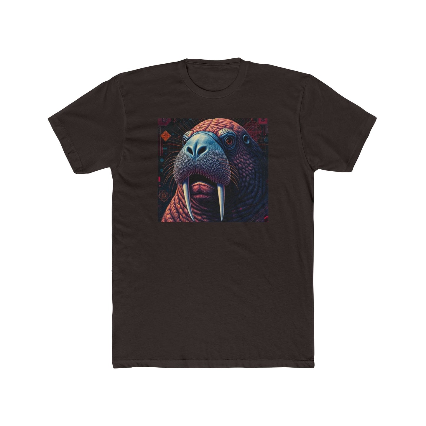 Whimsical Walrus Graphic Tee, Fun Cotton Shirt for Nature Lovers, Unique Gift for Dads, Cool Animal Apparel, Casual Summer Outfit