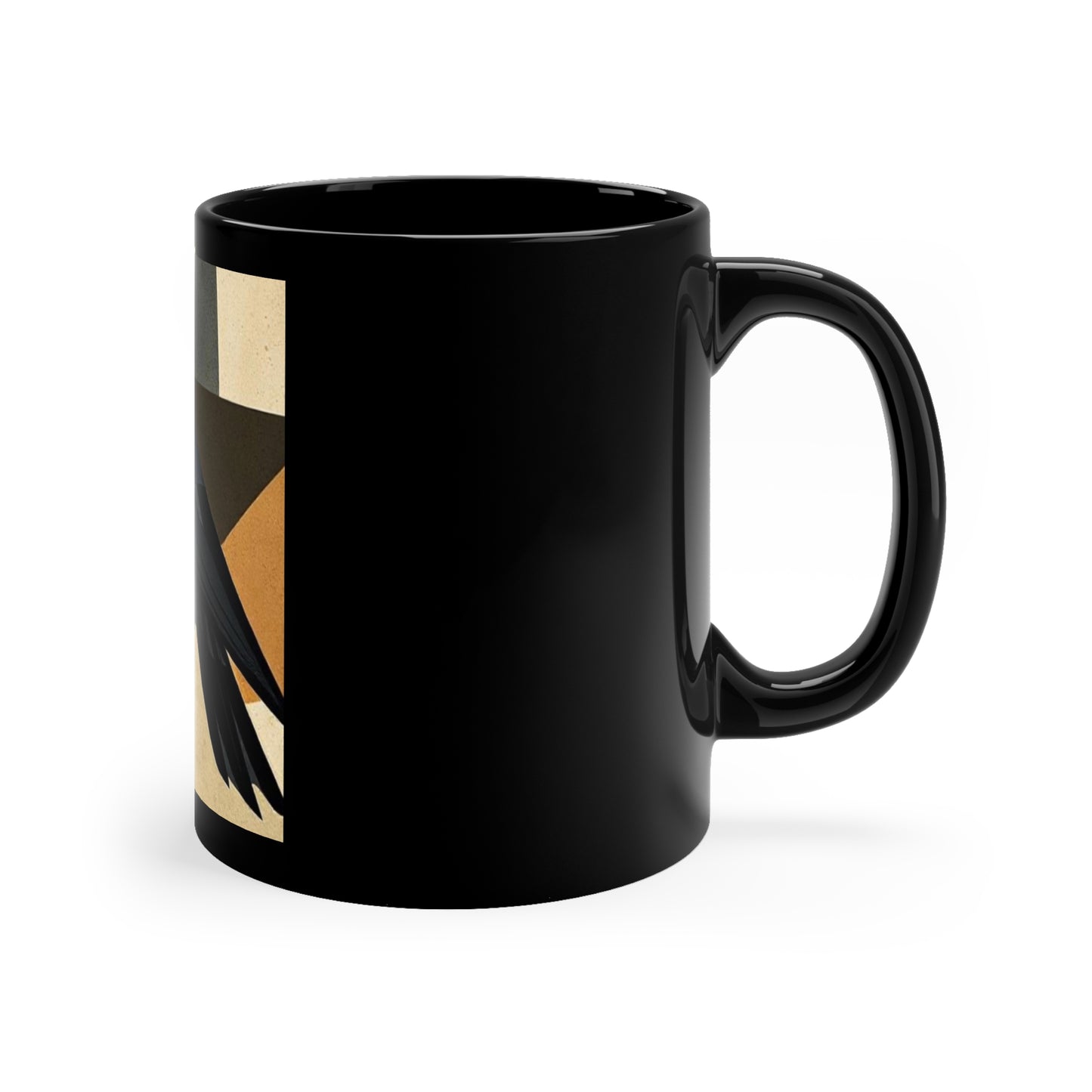 Black Coffee Mug, 11oz