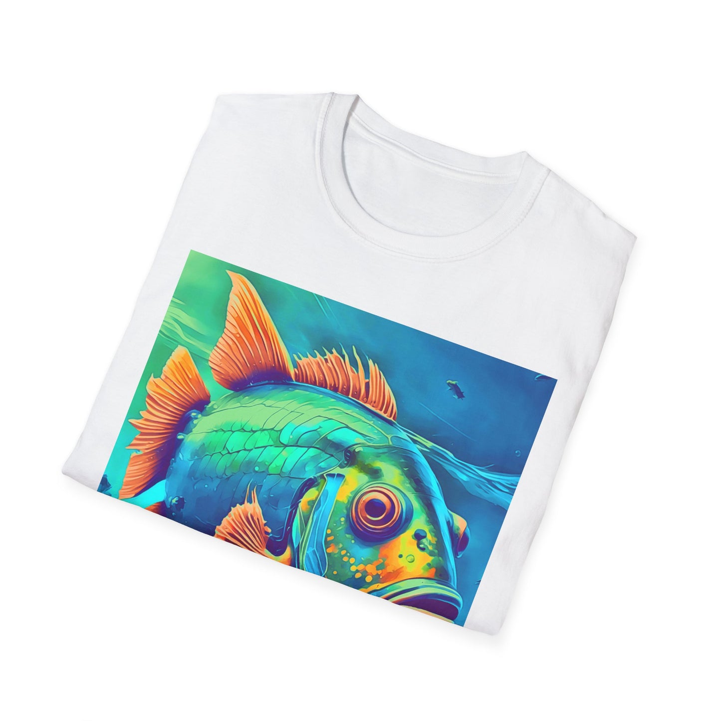 Vibrant Fish Graphic Unisex Softstyle T-Shirt - Perfect for Nature Lovers