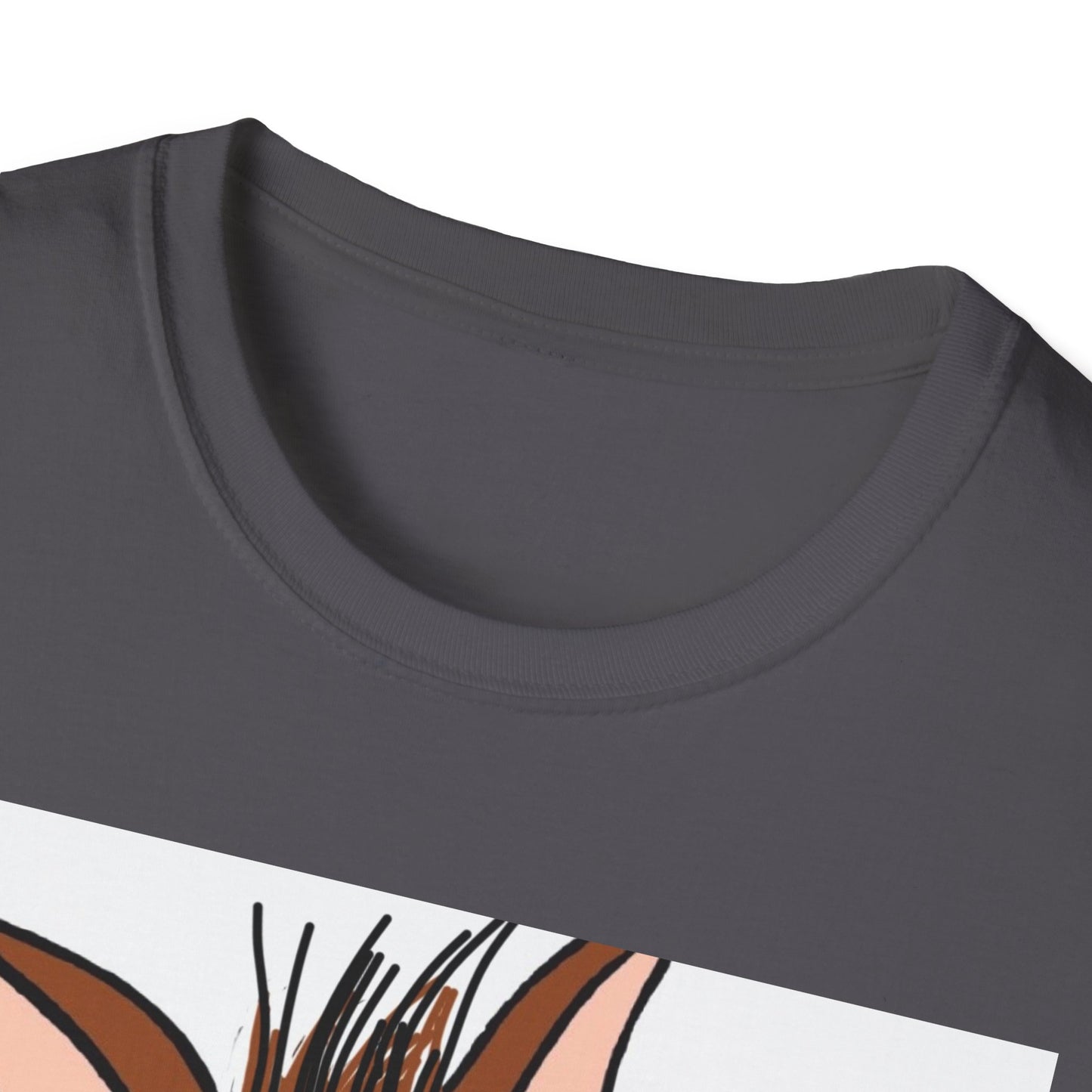 Funny Dog Graphic T-Shirt - 'Have You Eaten?' Unisex Softstyle Tee