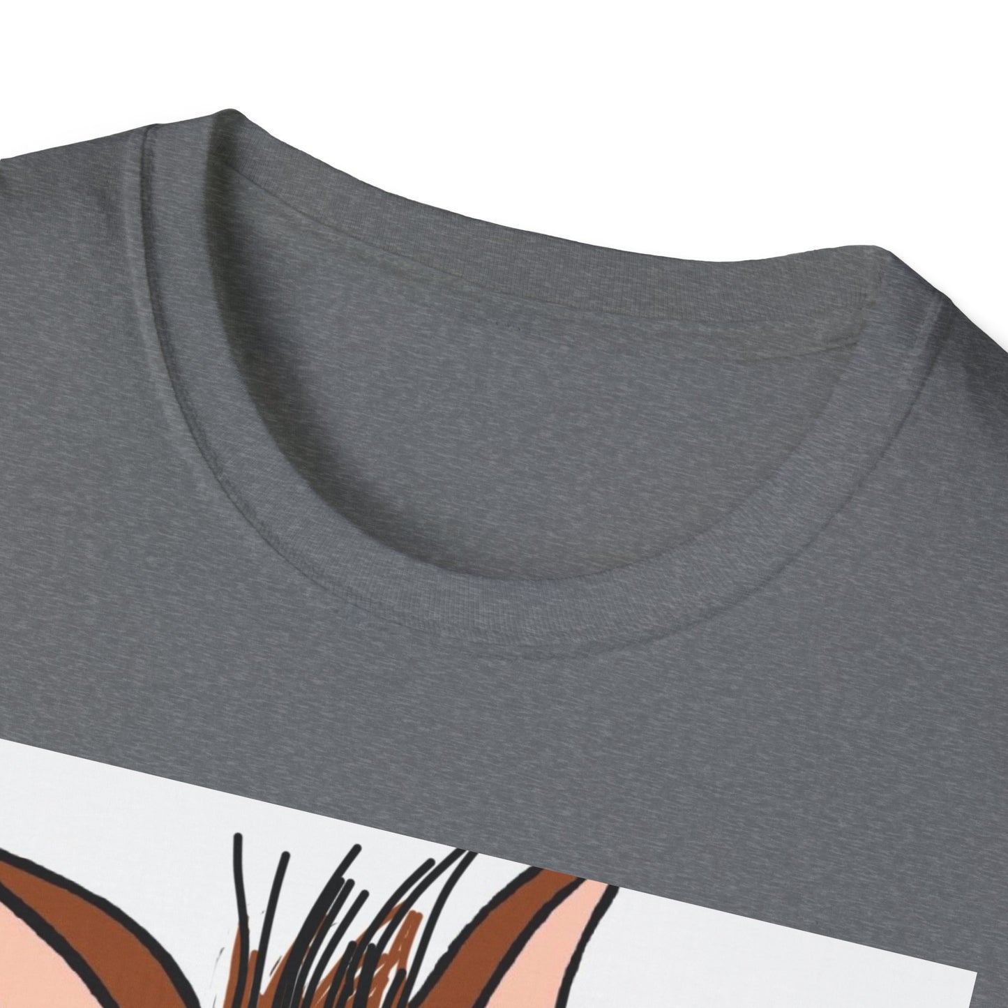 Funny Dog Graphic T-Shirt - 'Have You Eaten?' Unisex Softstyle Tee