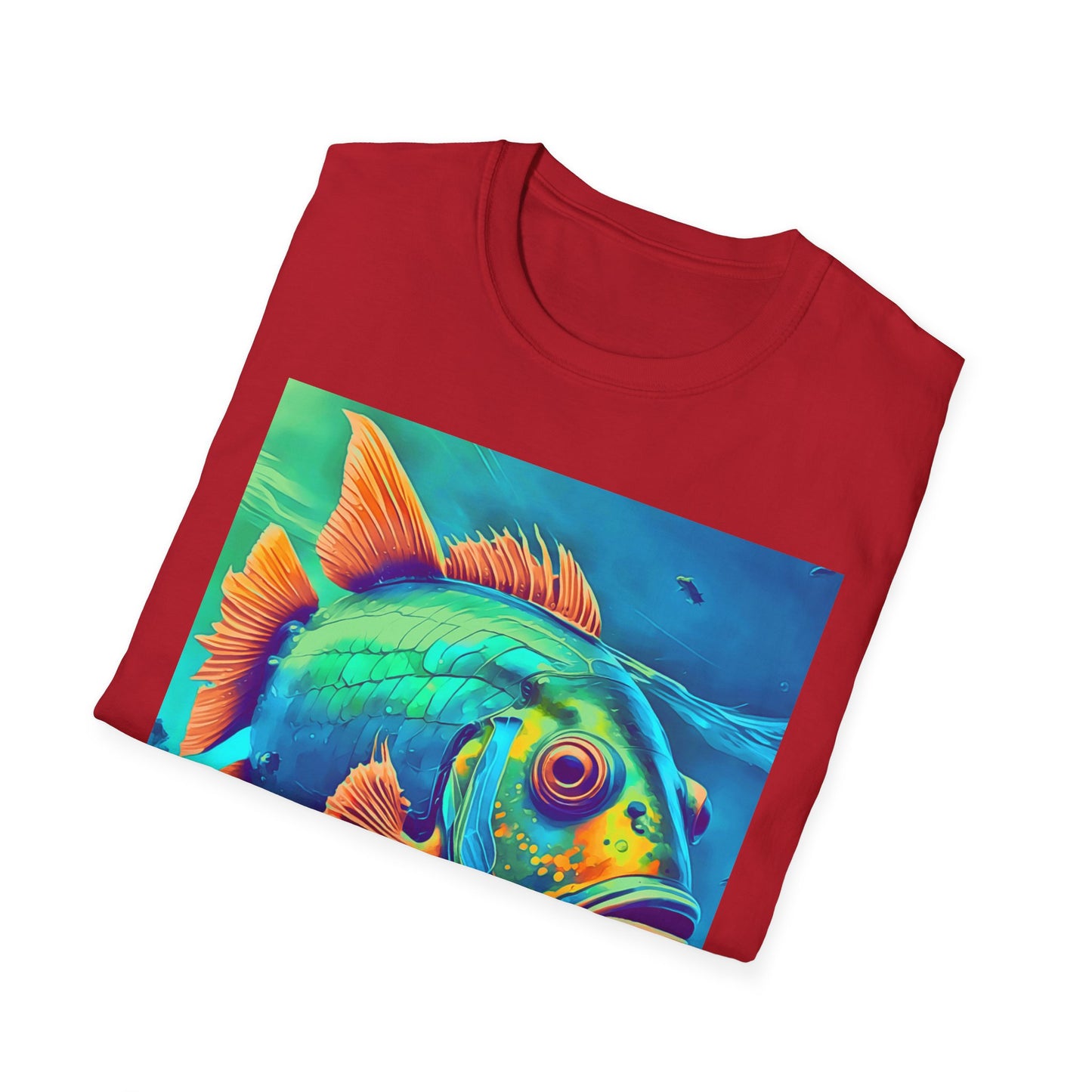 Vibrant Fish Graphic Unisex Softstyle T-Shirt - Perfect for Nature Lovers