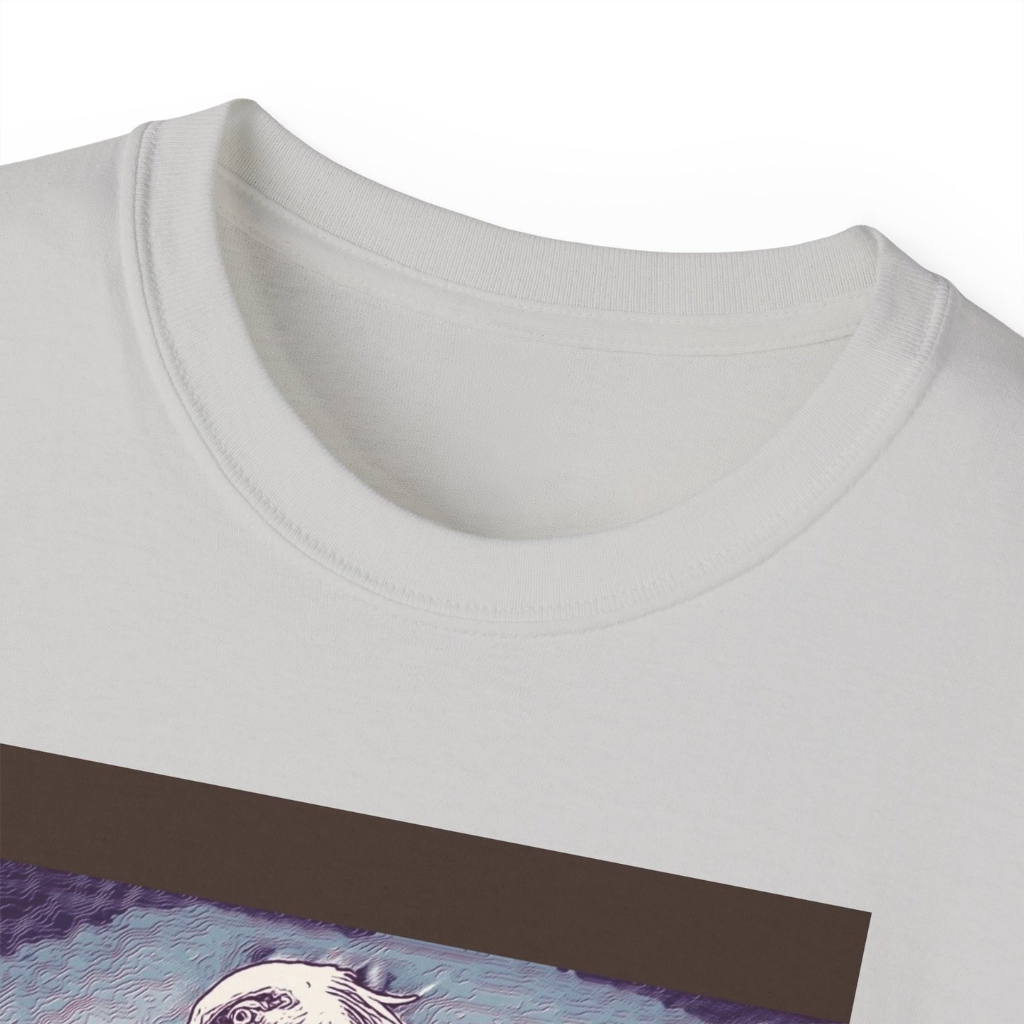 Vintage Pelican Art Unisex Ultra Cotton Tee, Beachwear, Gifts for Nature Lovers, Casual Summer Shirt, Ocean-Inspired T-Shirt