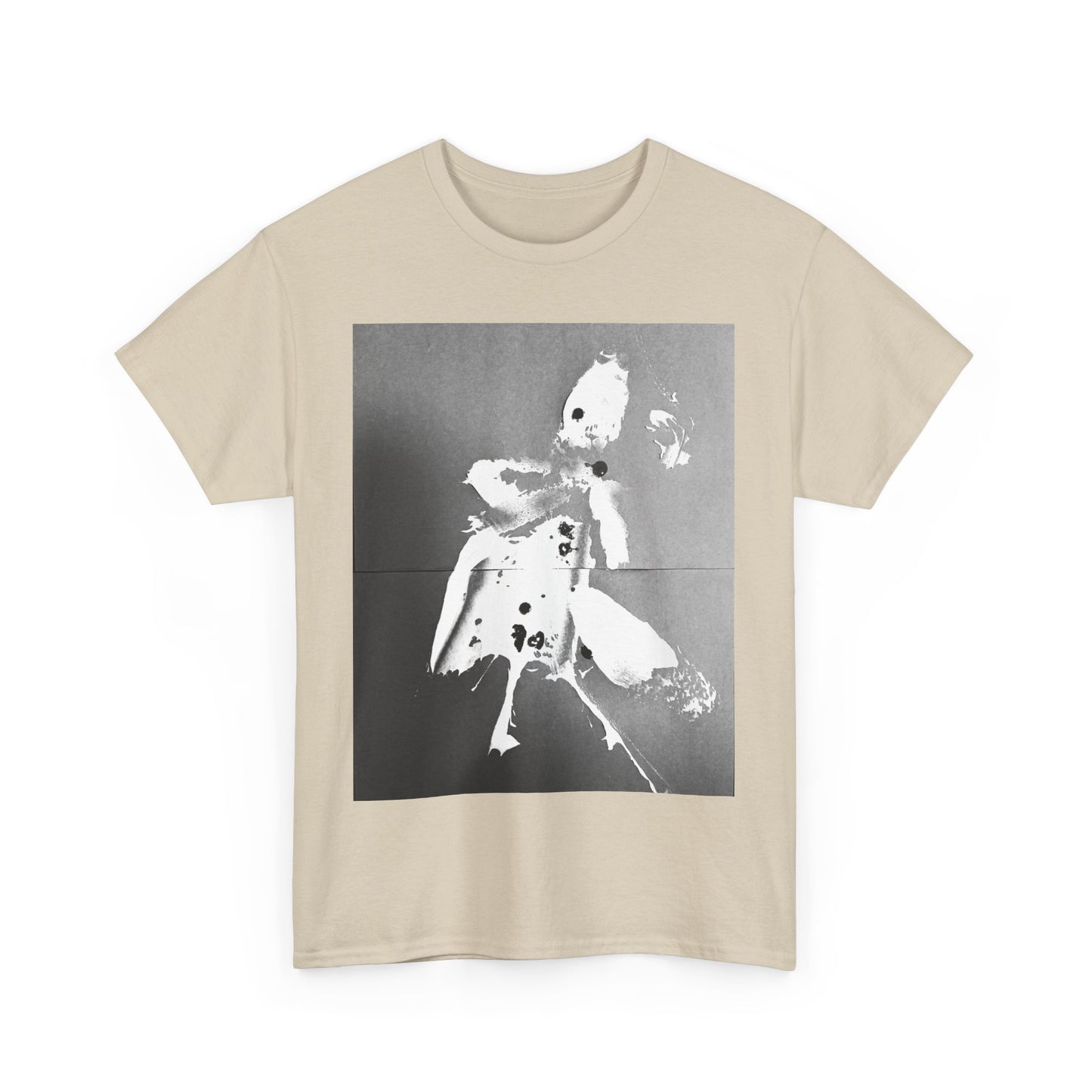 Artistic Unisex Heavy Cotton Tee - Minimalist Design