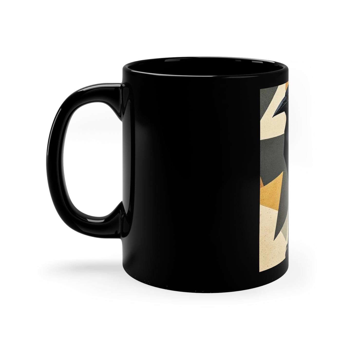 Black Coffee Mug, 11oz