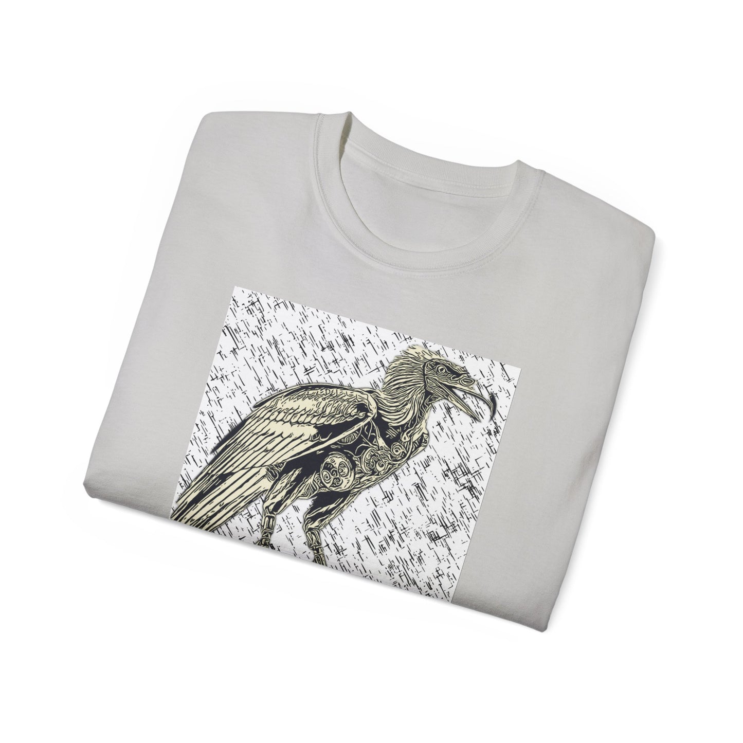 Vintage-Inspired condor Graphic Tee, Unisex Cotton T-Shirt, Perfect for Eco-Lovers, Casual Wear, Halloween, Unique Gift