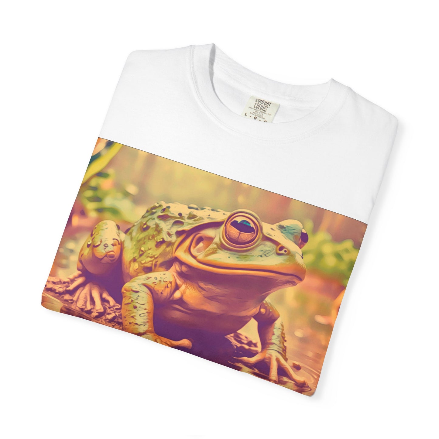 Whimsical Frog Unisex Garment-Dyed T-Shirt
