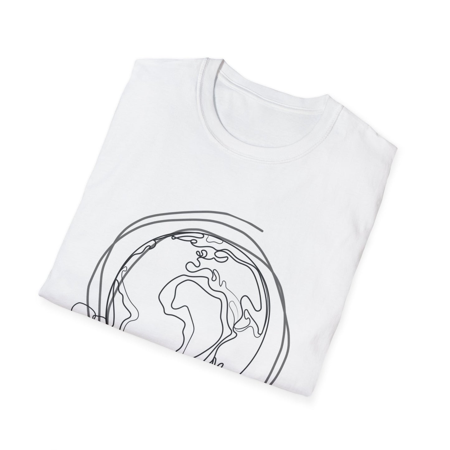 Eco-Friendly Unisex T-Shirt - 'Help Clean' Graphic