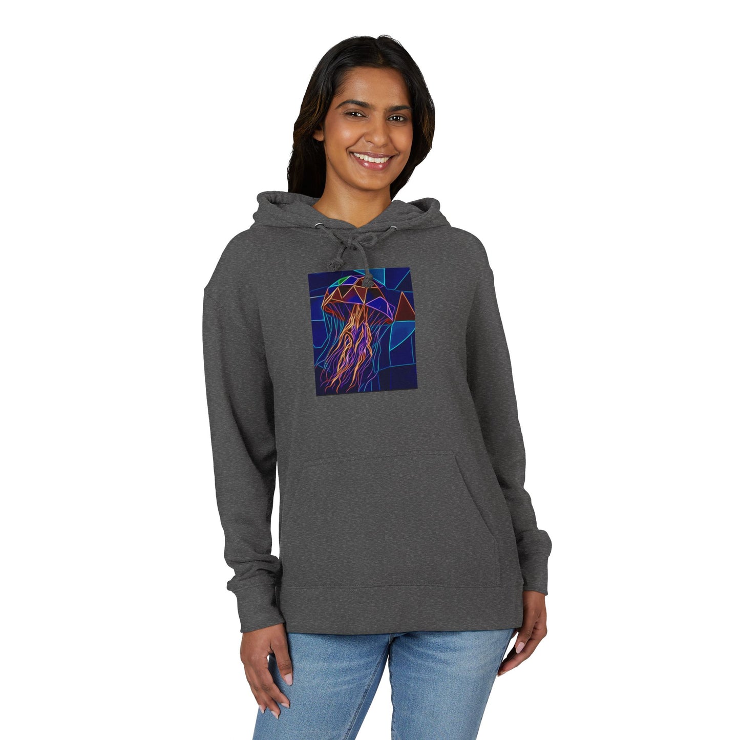 Unisex Jellyfish Graphic Hoodie, Trendy Pullover Sweatshirt, Sea Creature Fashion, Unique Gift for Ocean Lovers, Cozy Everyday Wear
