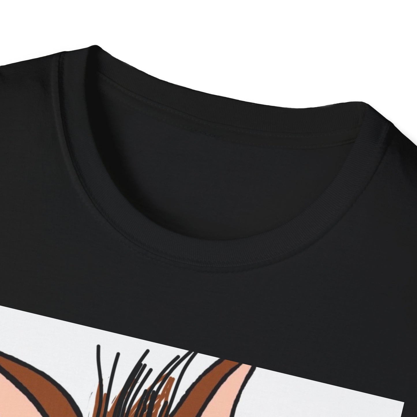 Funny Dog Graphic T-Shirt - 'Have You Eaten?' Unisex Softstyle Tee