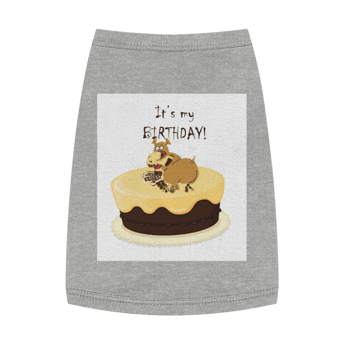 Birthday Pet Tank Top, Dog Birthday Apparel, Cute Dog Clothes, Pet Party Outfit, Unique Gift for Dog Lovers