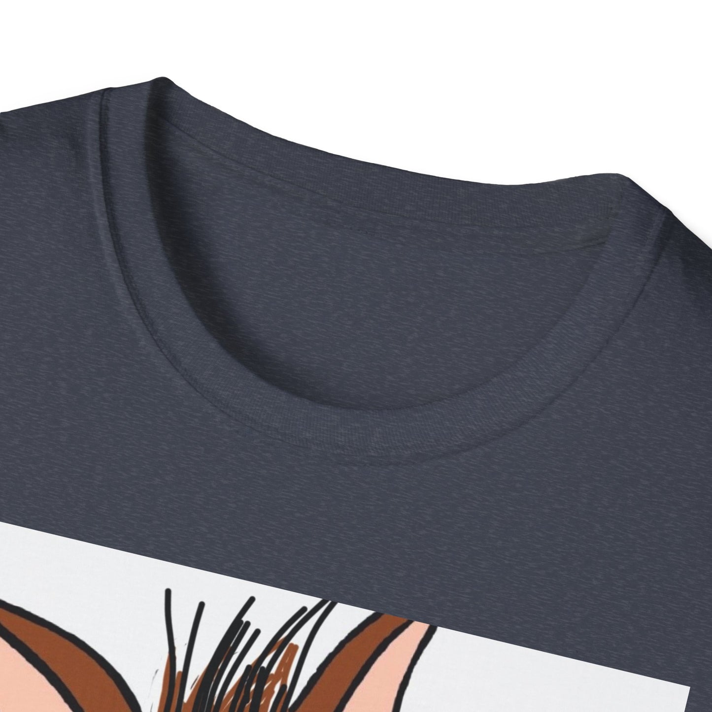 Funny Dog Graphic T-Shirt - 'Have You Eaten?' Unisex Softstyle Tee