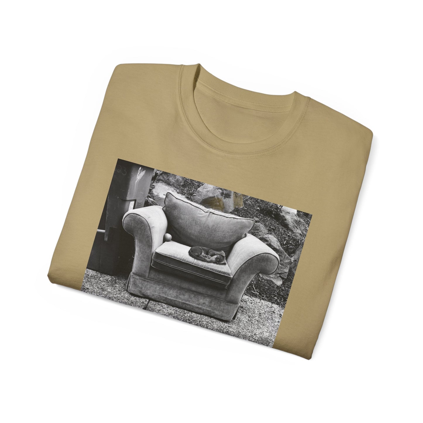 Comfortable Photo Graphic Tee, Casual T-Shirt, Unisex Cotton Tee, Everyday Wear, Gift for Friends, Cozy Style