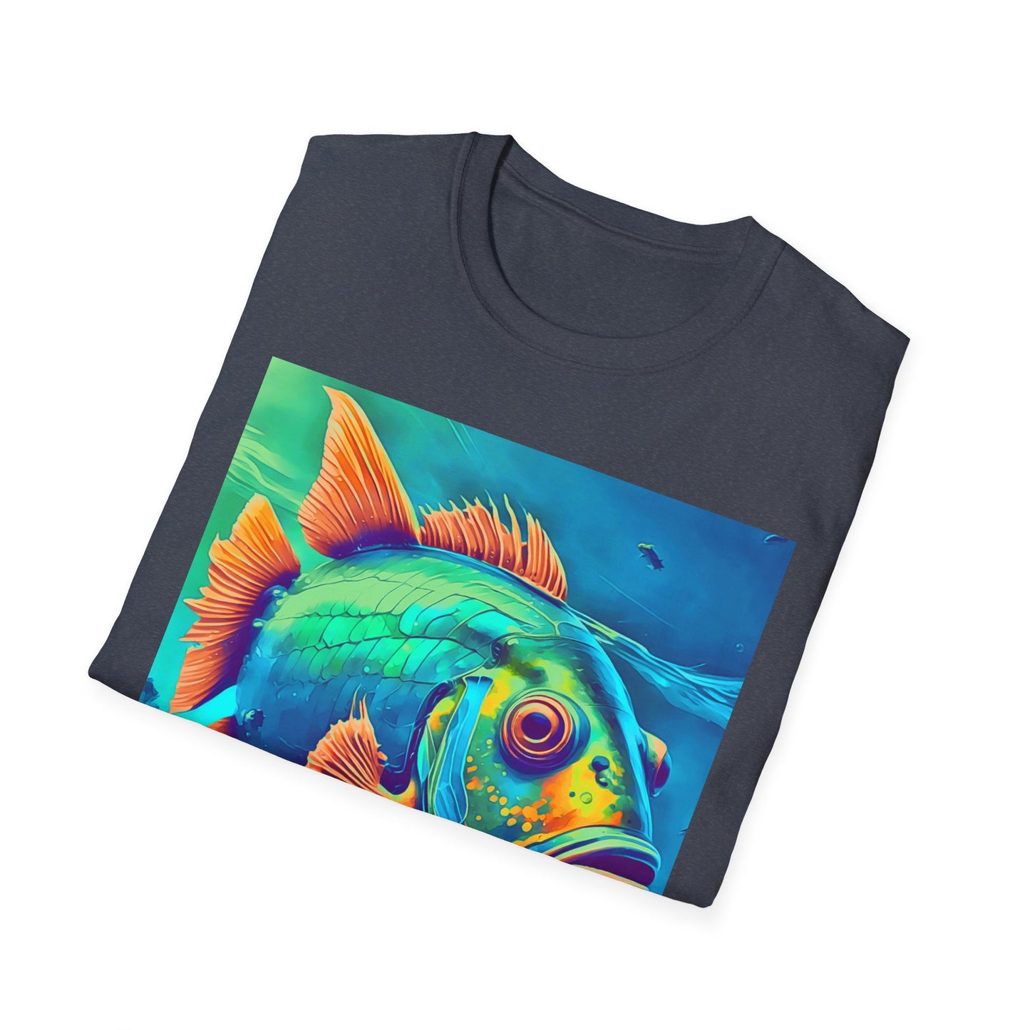 Vibrant Fish Graphic Unisex Softstyle T-Shirt - Perfect for Nature Lovers