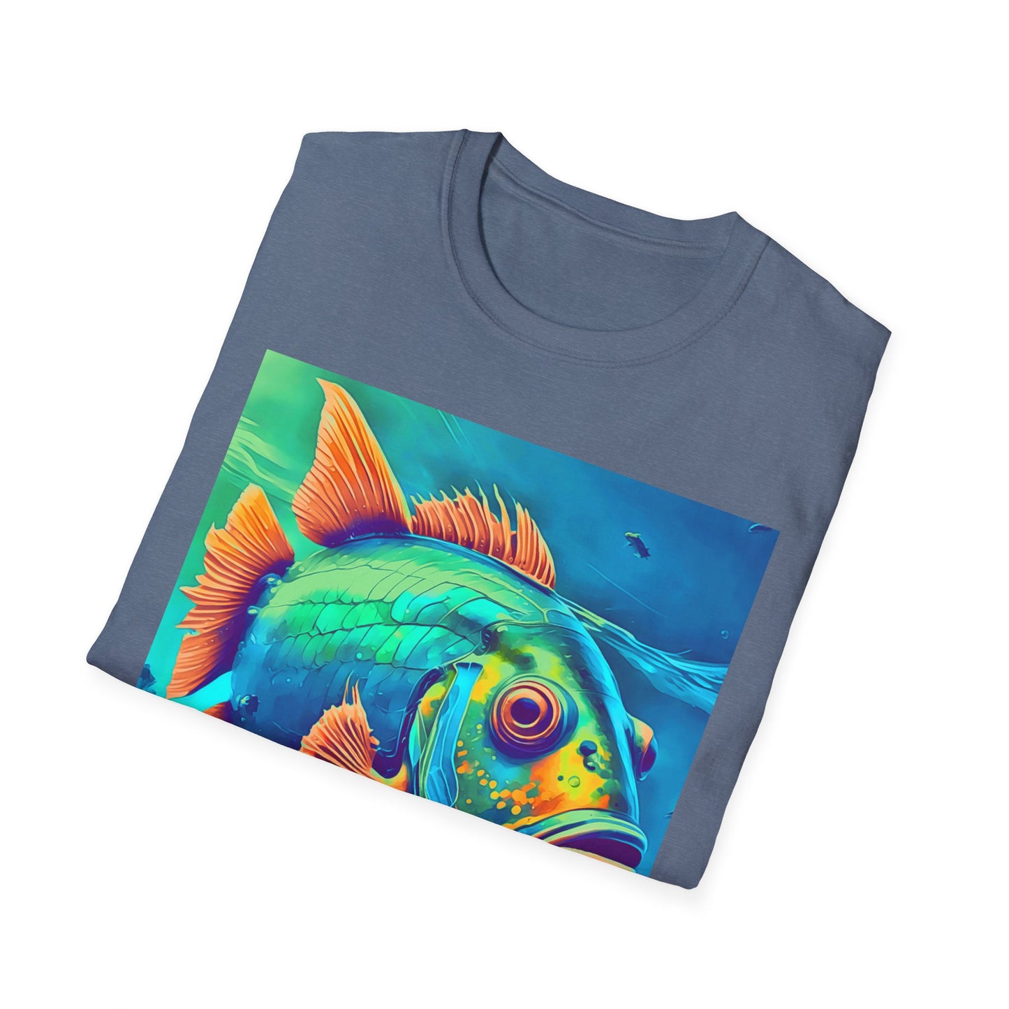 Vibrant Fish Graphic Unisex Softstyle T-Shirt - Perfect for Nature Lovers