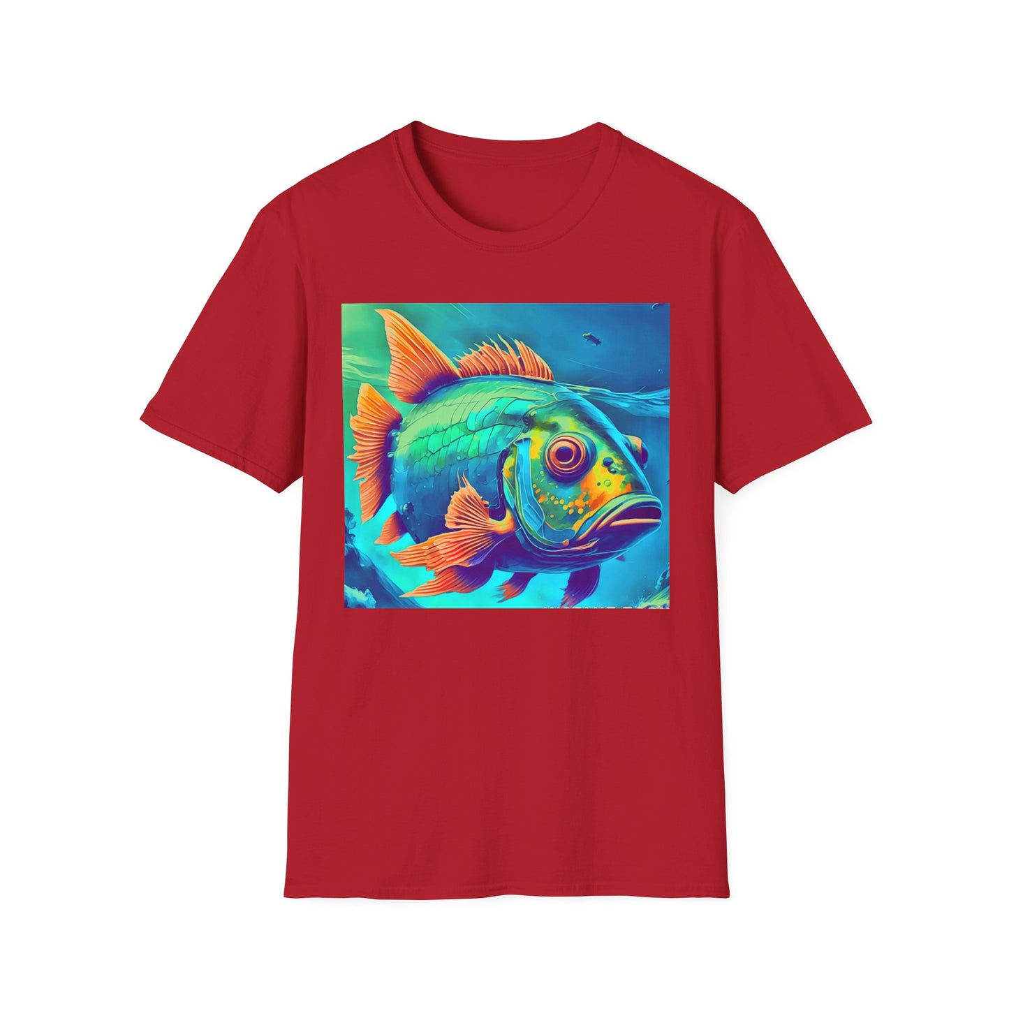 Vibrant Fish Graphic Unisex Softstyle T-Shirt - Perfect for Nature Lovers