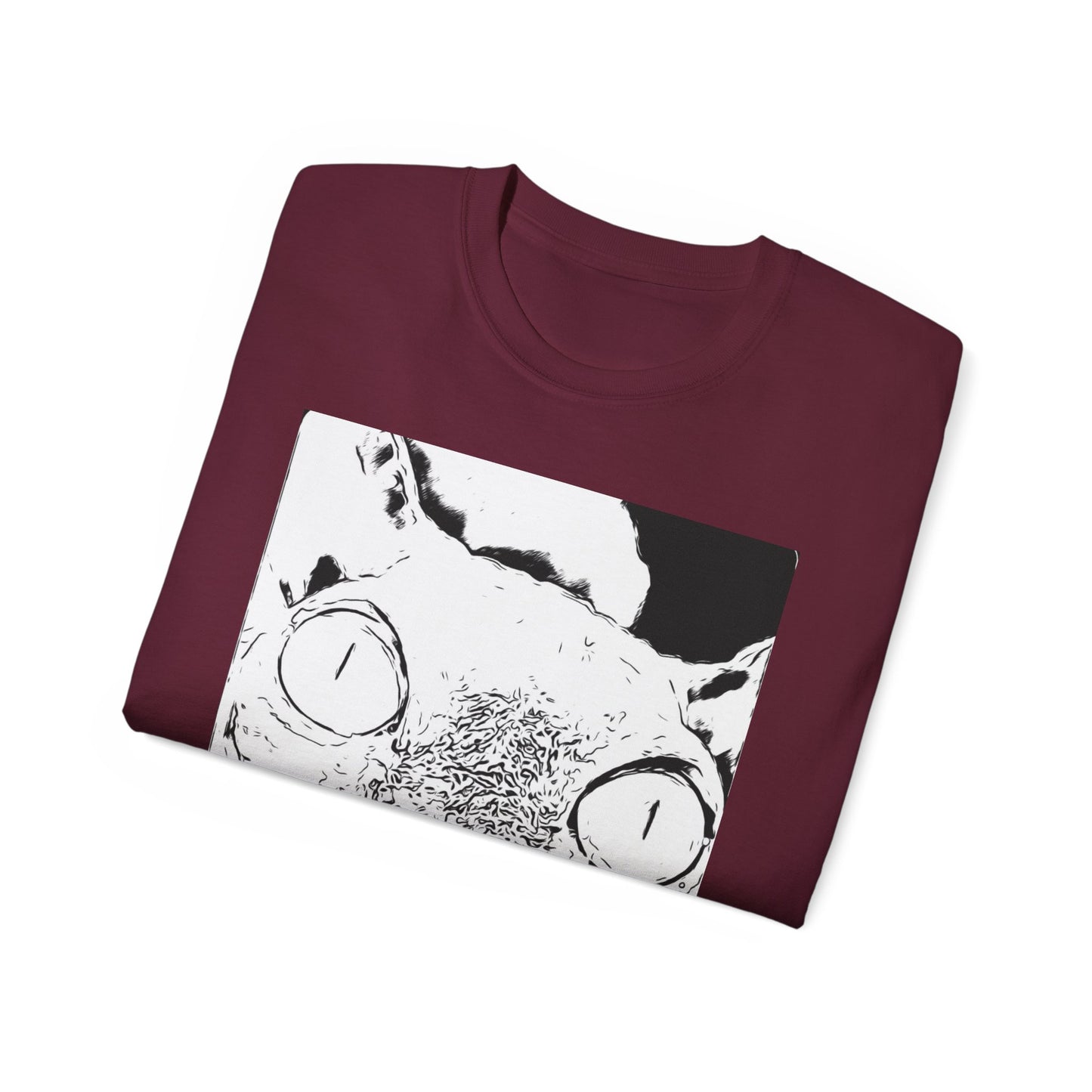 Whimsical Cat Graphic Tee, Fun Animal Shirt for Cat Lovers, Unique Gift Idea, Casual Wear, Quirky Fashion Statement