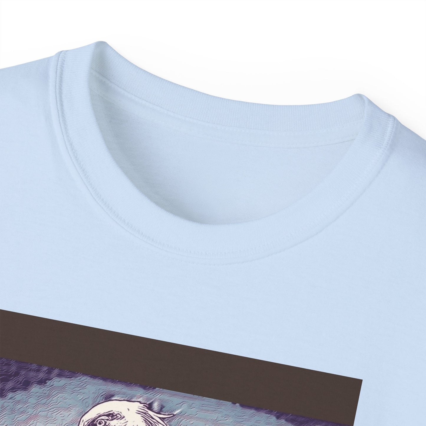 Vintage Pelican Art Unisex Ultra Cotton Tee, Beachwear, Gifts for Nature Lovers, Casual Summer Shirt, Ocean-Inspired T-Shirt