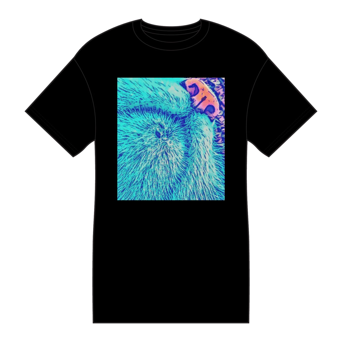 Vibrant Graphic Tee for Everyday Wear, Artistic Cotton Shirt, Colorful Casual T-Shirt, Unique Gift for Art Lovers, Fun Summer Outfit